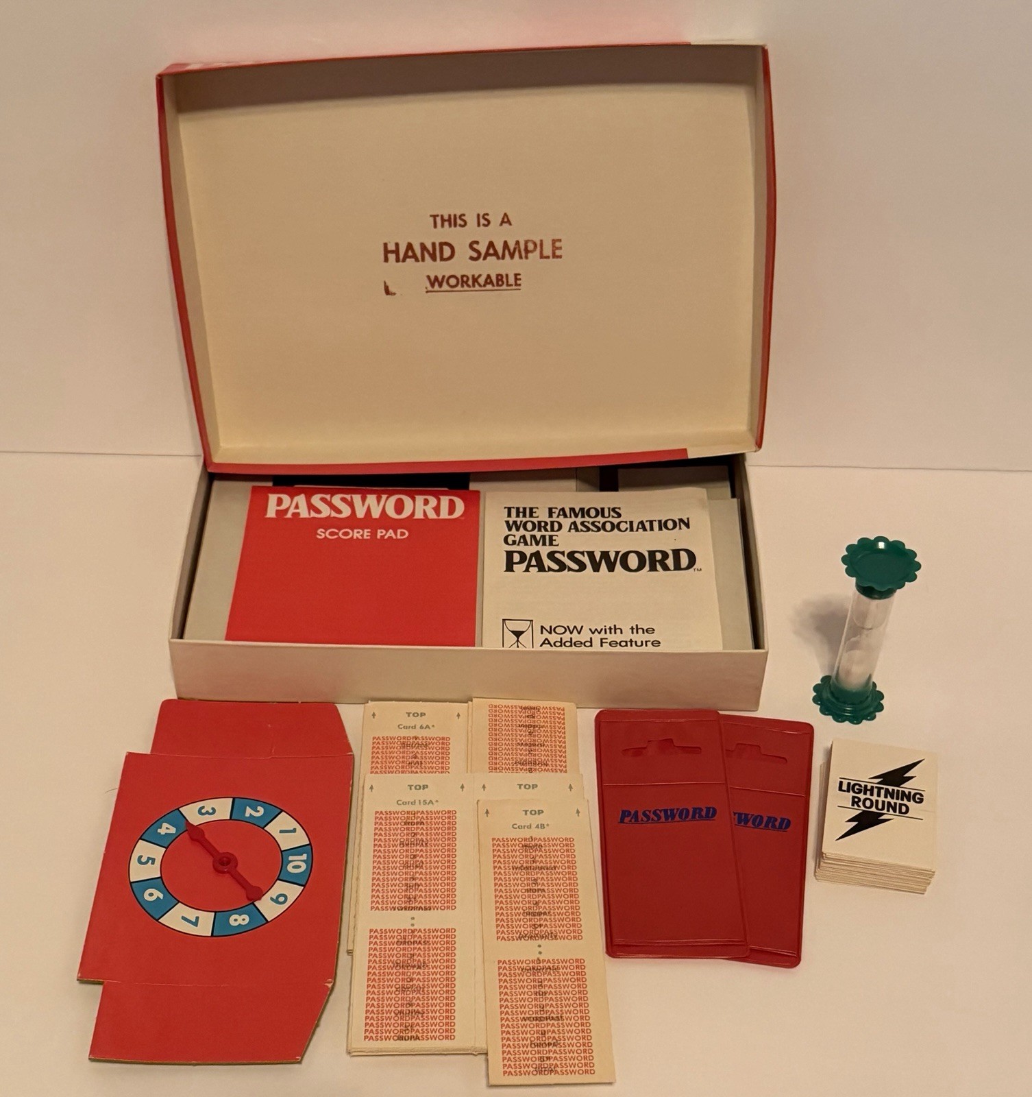 Password game 22nd Edition Open / Unused Complete Milton Bradley HAND SAMPLE