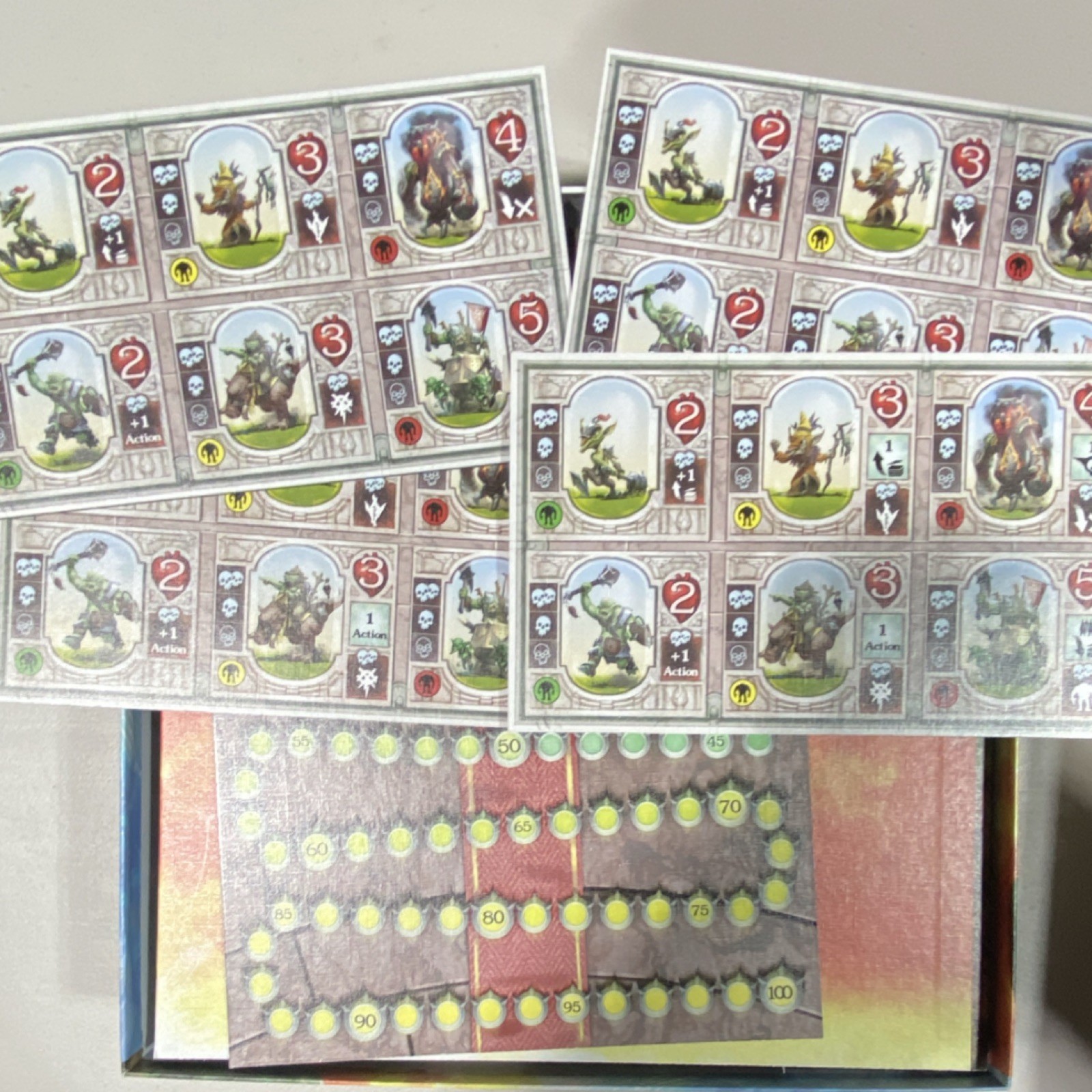 Queen Games Orcs Orcs Orcs Fantasy Board Game, Complete, Ages 10+, 2 Players