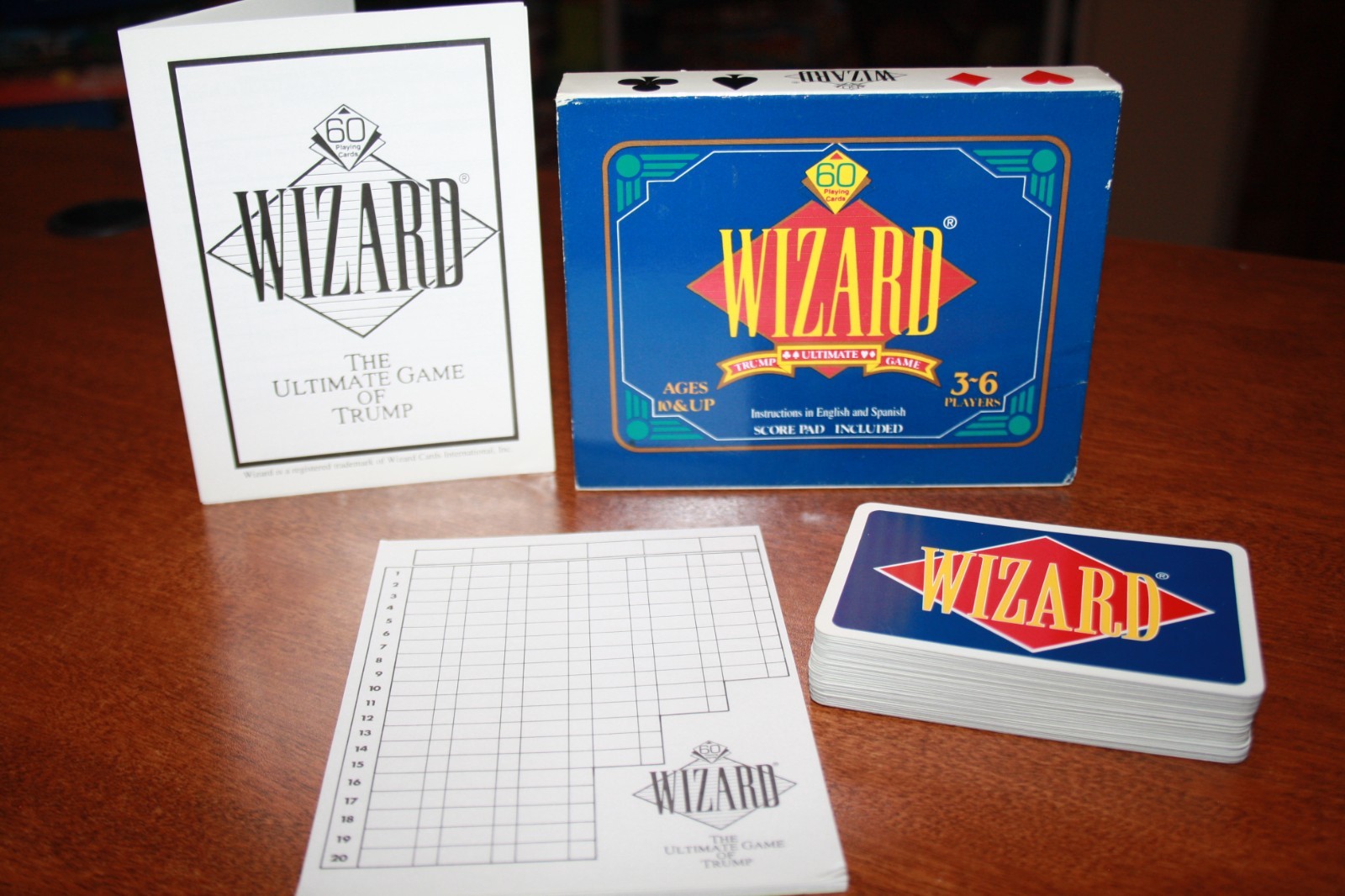 Wizard The Origianl Card Game – The Winning is in the Bidding! -U.S Game Systems
