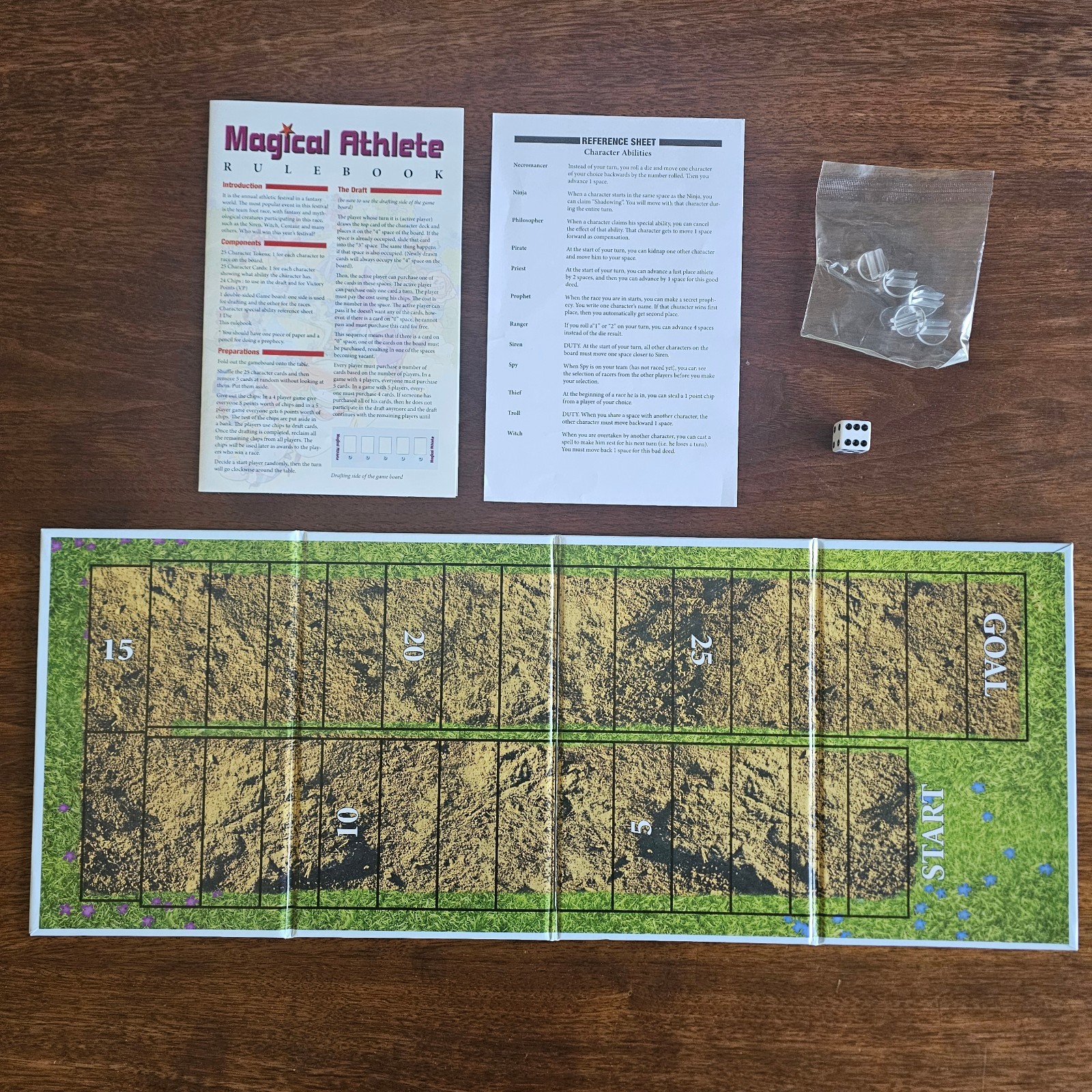 MAGICAL ATHLETE Board Game, Z-MAN GAMES, Unpunched, Unplayed (ZMG4064)