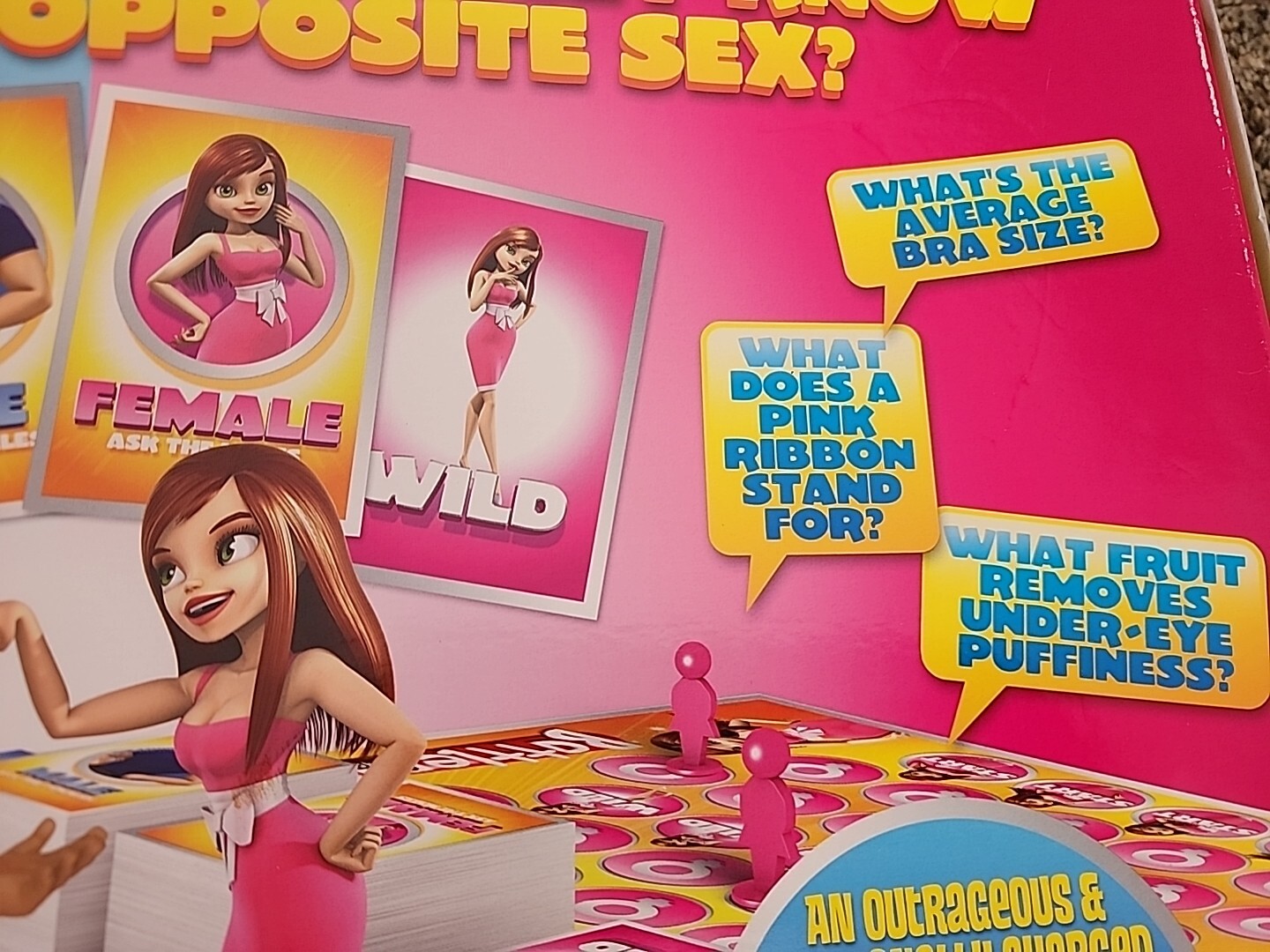 Battle of the Sexes Board Game The Battle Continues Male Vs Female Spin Master