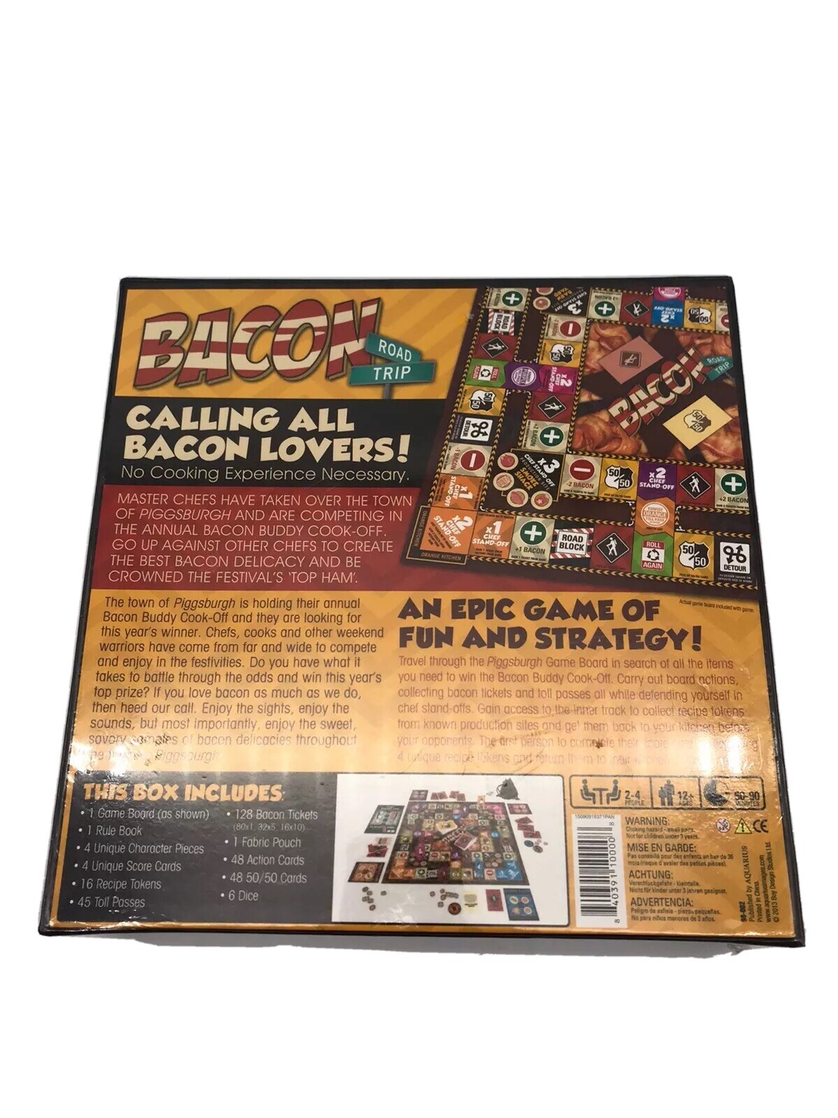 Bacon Road Trip: A Bacontrepreneurs Bacon Battle Royale Board Game NEW & SEALED!