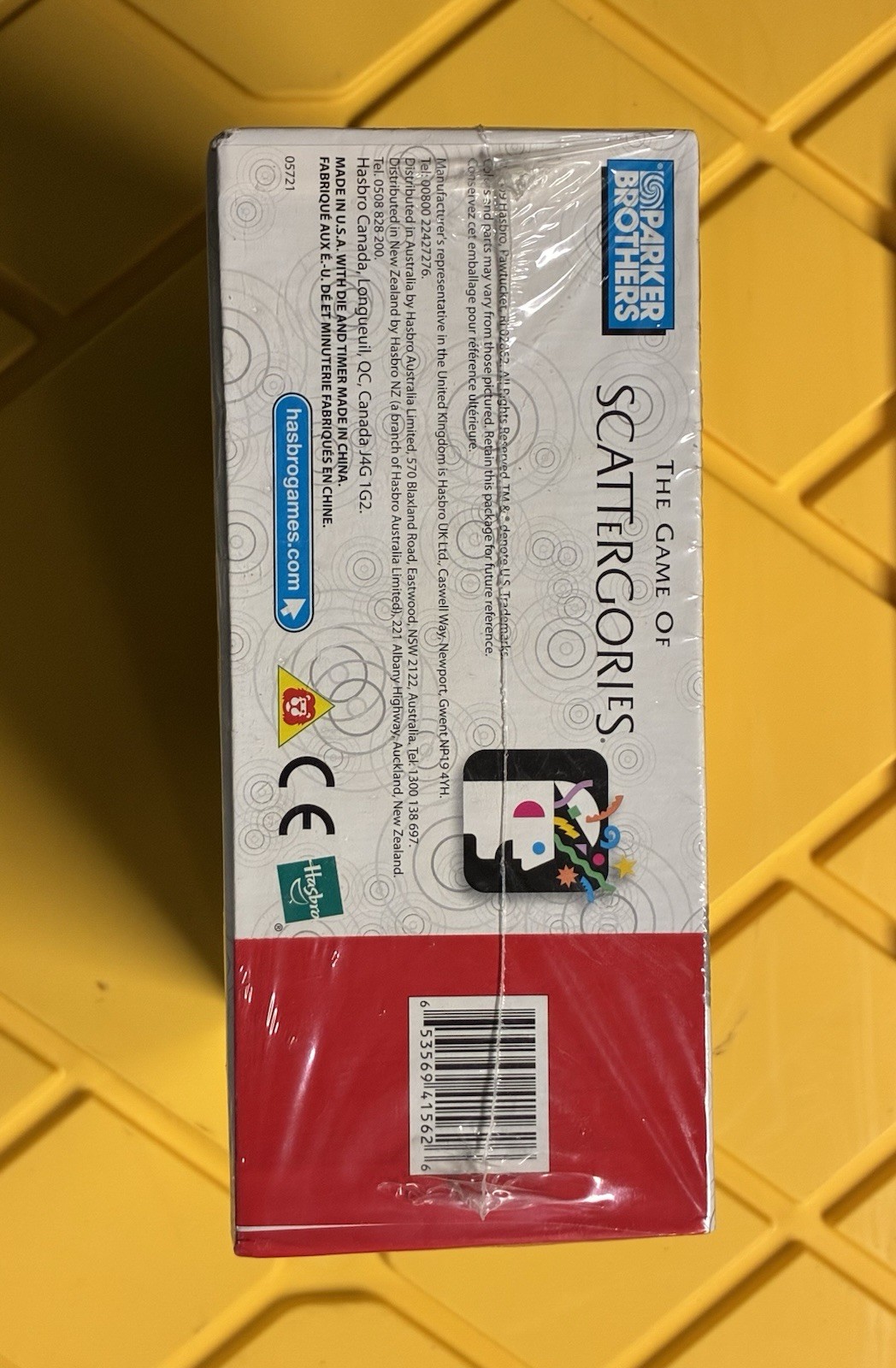 Game of Scattergories 2009 Parker Brothers 05721 for Adults NEW SEALED