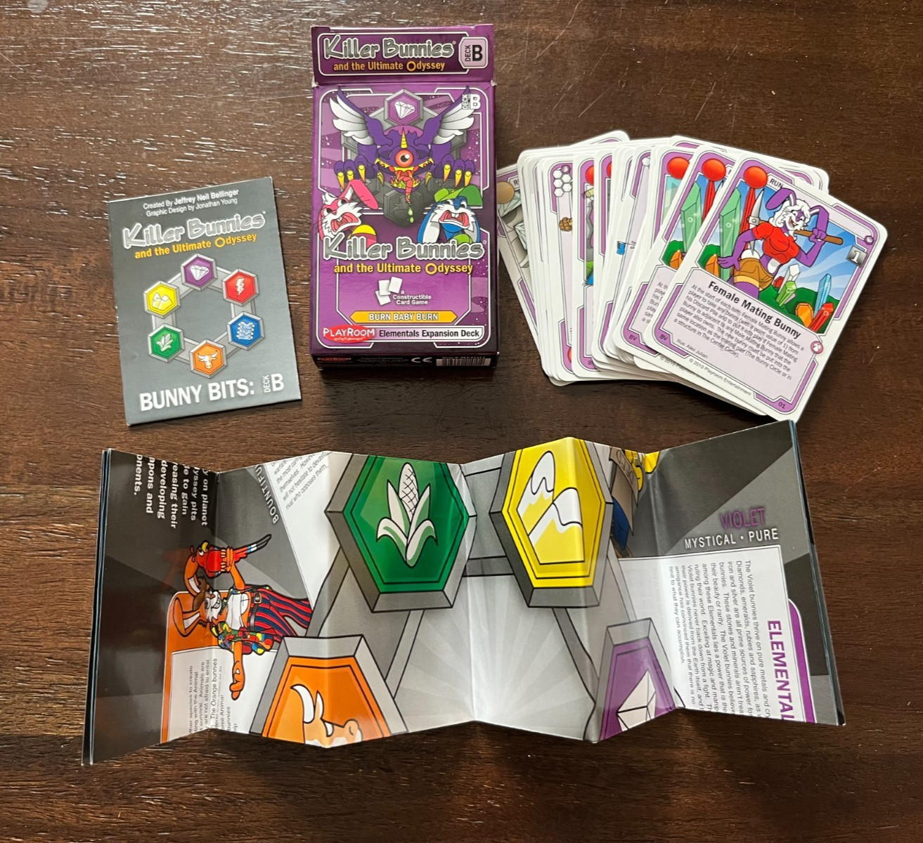 Killer Bunnies And The Quest For The Magic Carrot plus 5 Booster Decks