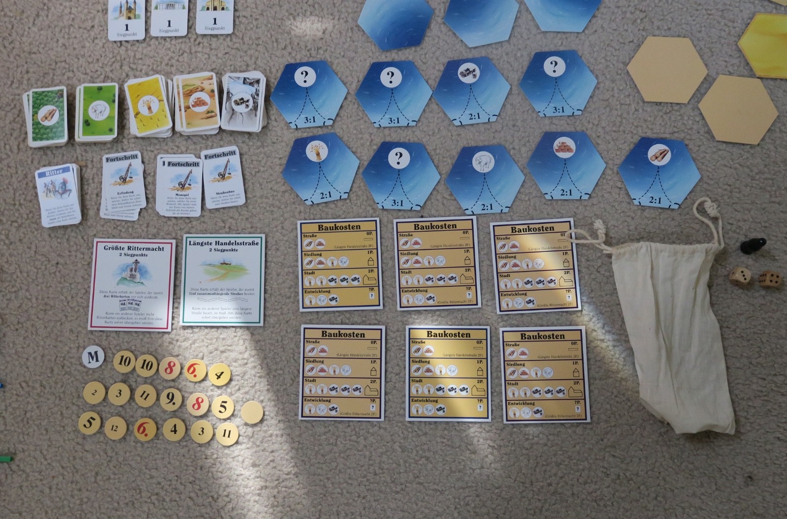 Kosmos Die Siedler von Catan Basisspiel Brettspiel Holz Klaus Teuber 1995 kult