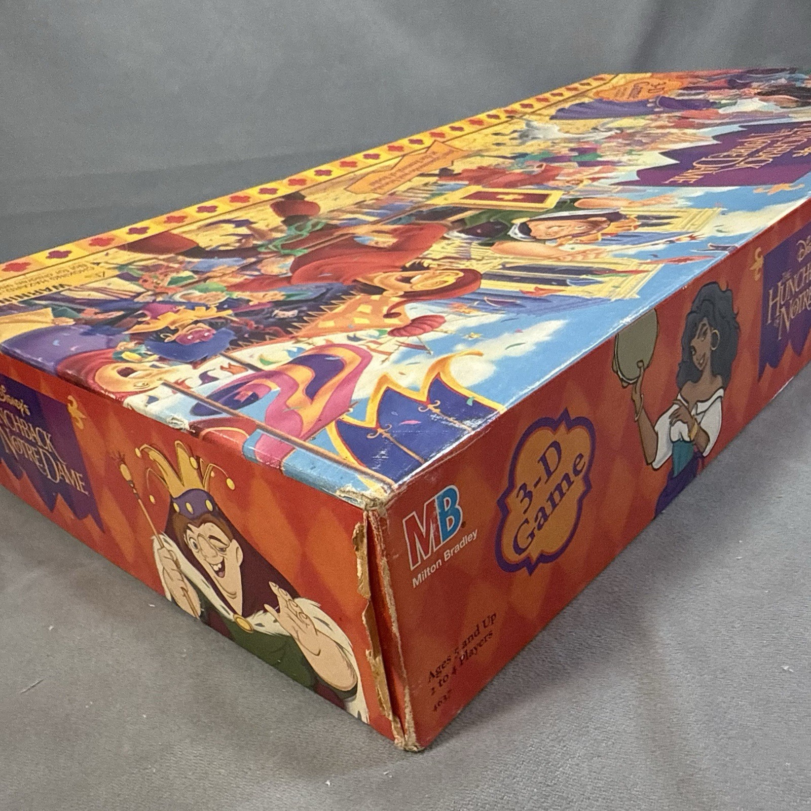 Milton Bradley 1995 Disney Hunchback of Notre Dame 3D Board Game NEW Open Box