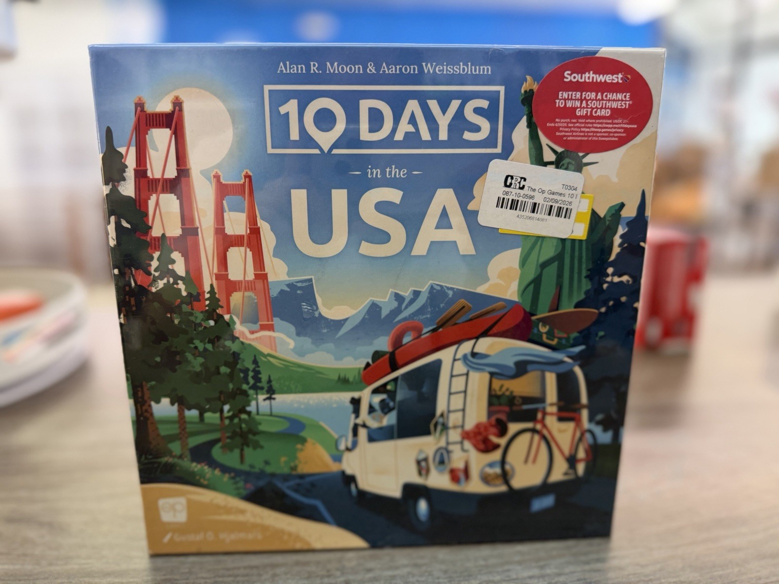 10 Days in The USA | Family Road Trip Board Game for All Ages | Designed by