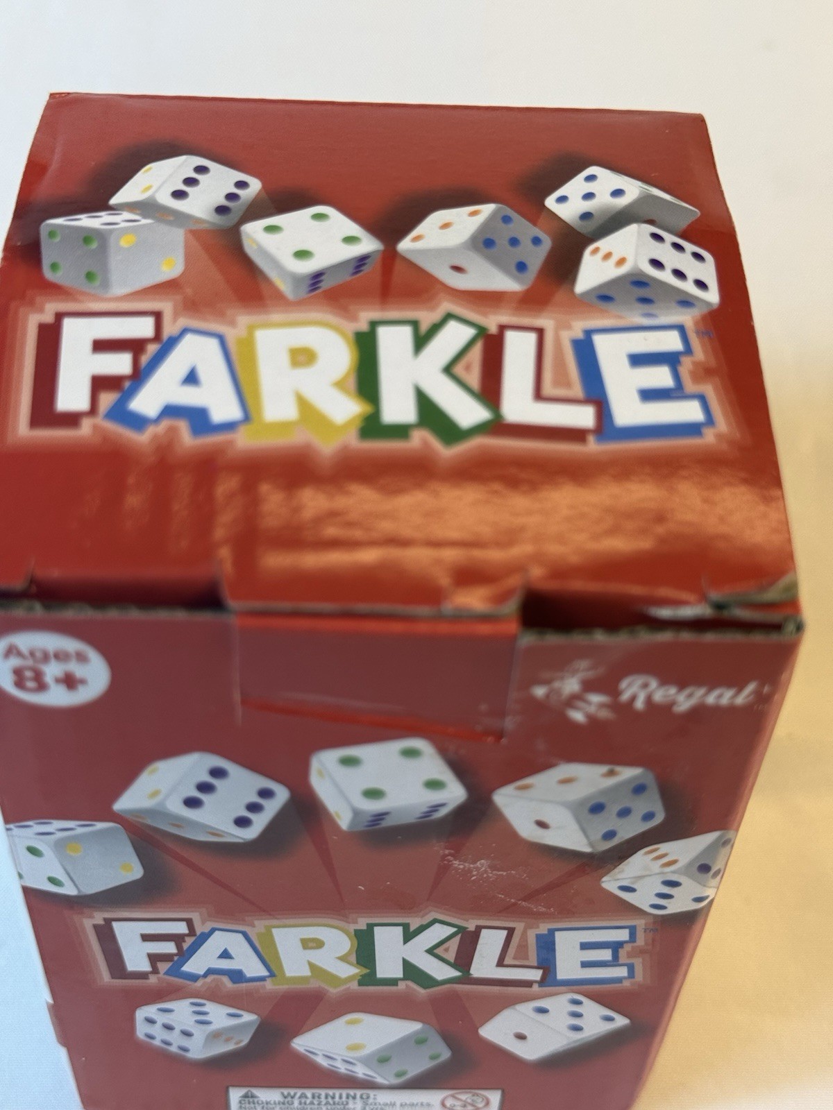 Farkel Game Complete Boxed Game 6 Dice Cup Score Sheets Instructions 2022 In Box