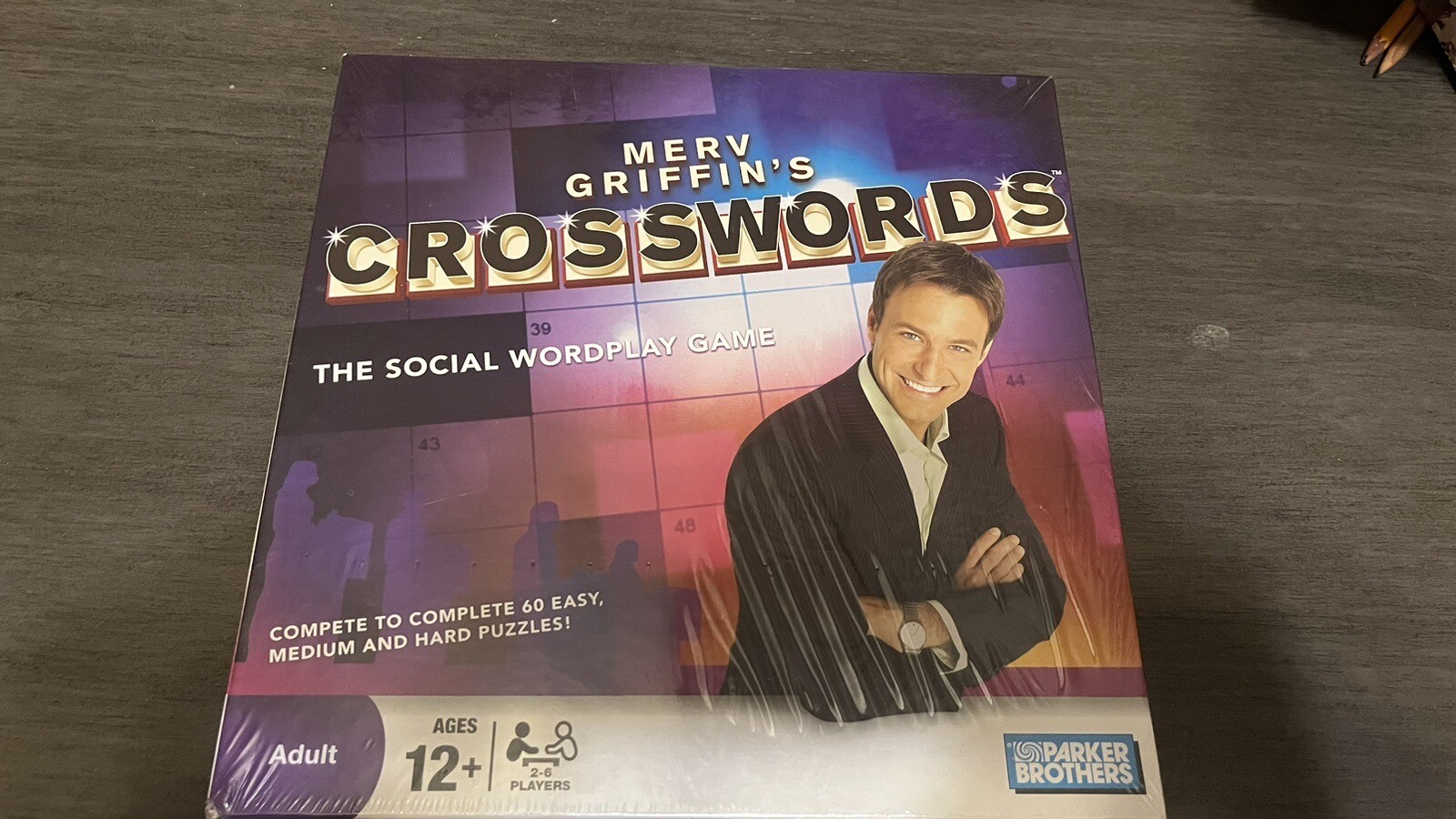 Merv Griffin’s Crosswords Board Game Social Wordplay 2008 NEW/SEALED