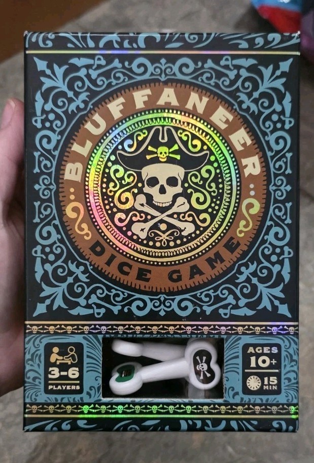 Bluffaneer Pirate Themed Strategy Dice Game Big Creative Games, 3-6 Player
