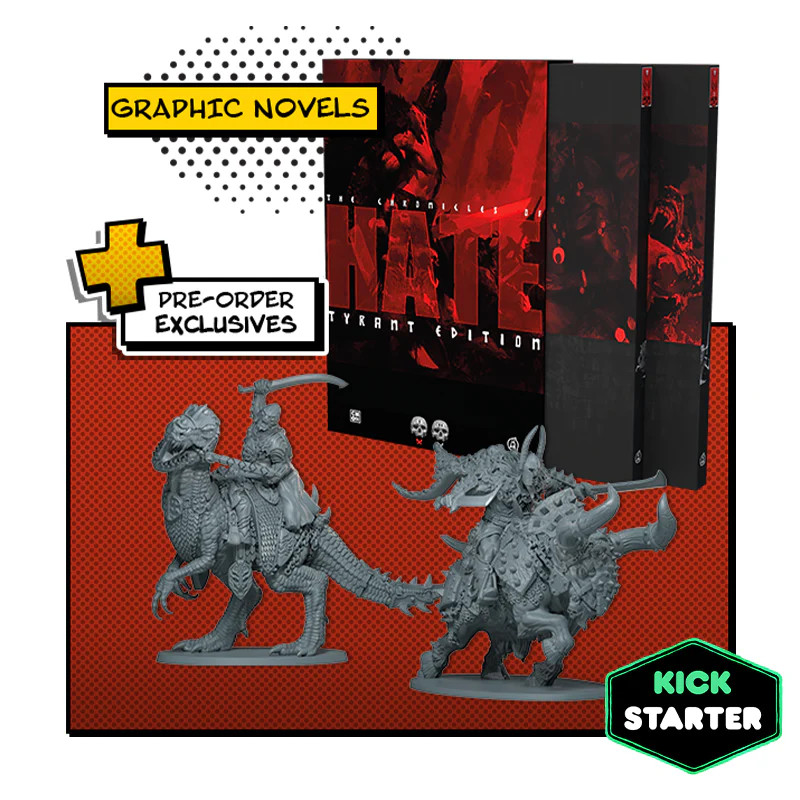 CMON Comics Vol. 2: Hate Tyrant Edition + Kickstarter Exclusive Promos Box – New