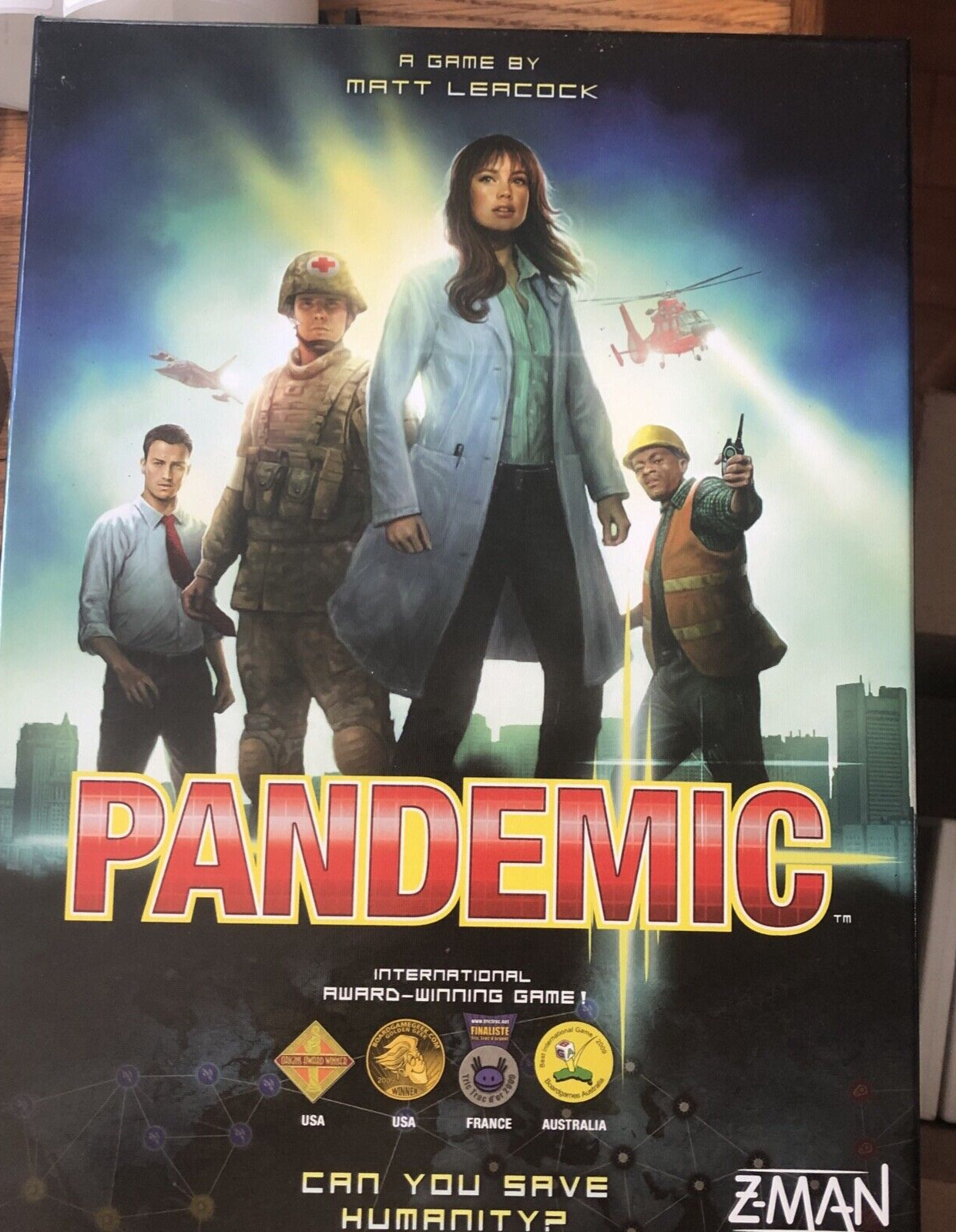 Pandemic Board Game – Teamwork and Problem-Solving – 2-4 Players, 45-60 Minutes