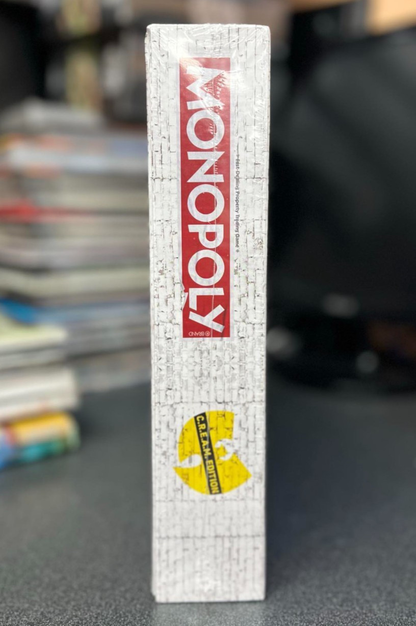 Wu Tang Clan MONOPOLY Board Game Cream (C.R.E.A.M. Edition) New Sealed