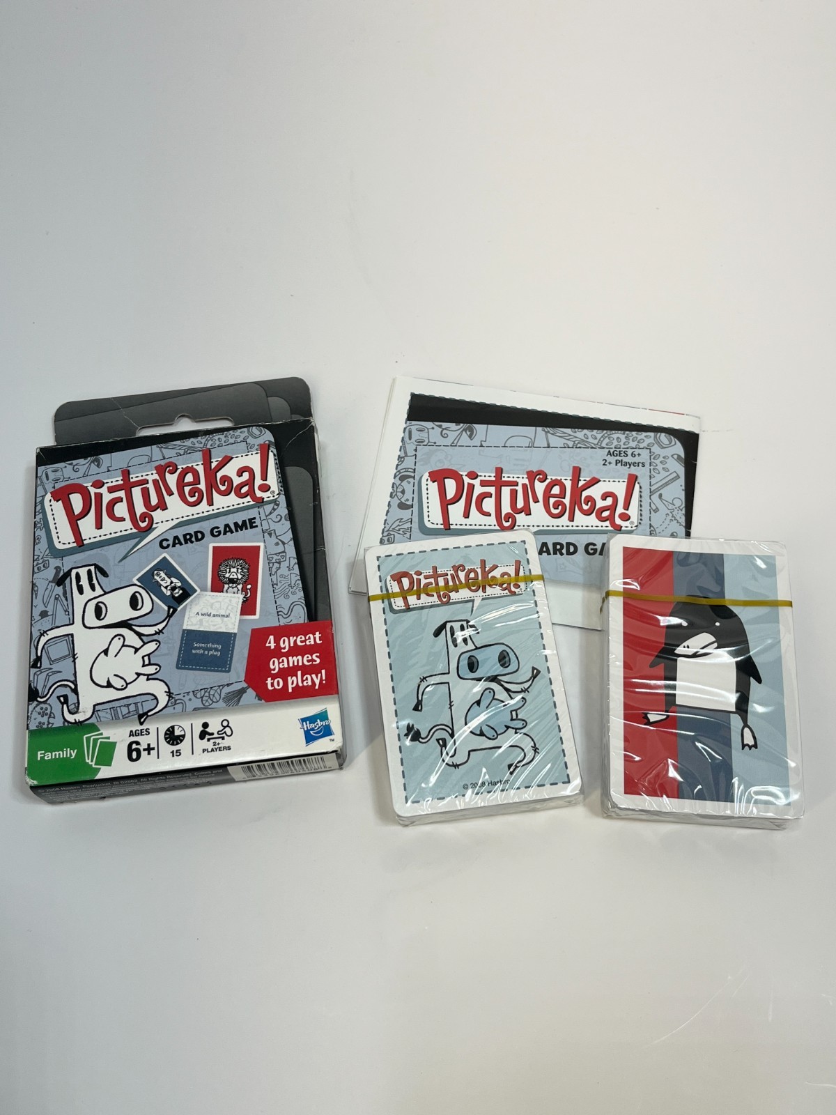NEW Lot of 2 HANABI + PICTUREKA Card Game R&R Games Parker Brothers Family Party
