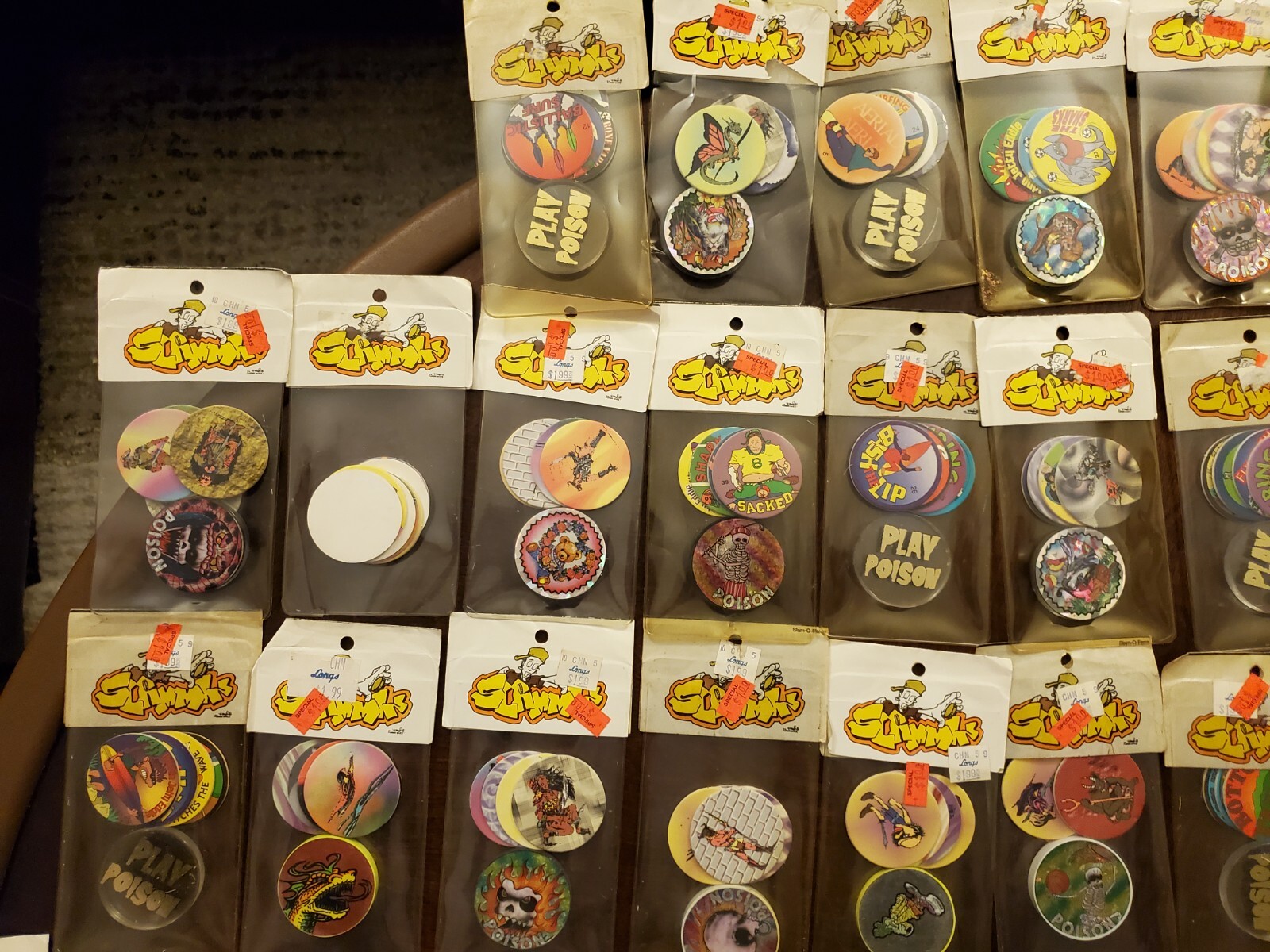 1 Pack of Vintage Pogs with Vintage Slammer – Very Rare 90s Pogs
