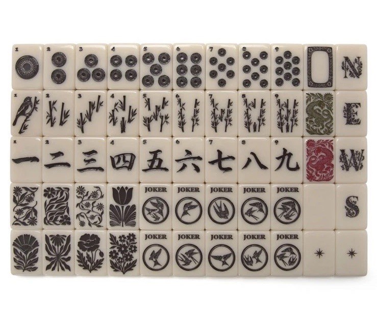 Haus No. 88 Stone & Ink Inspired American Mahjong Tiles