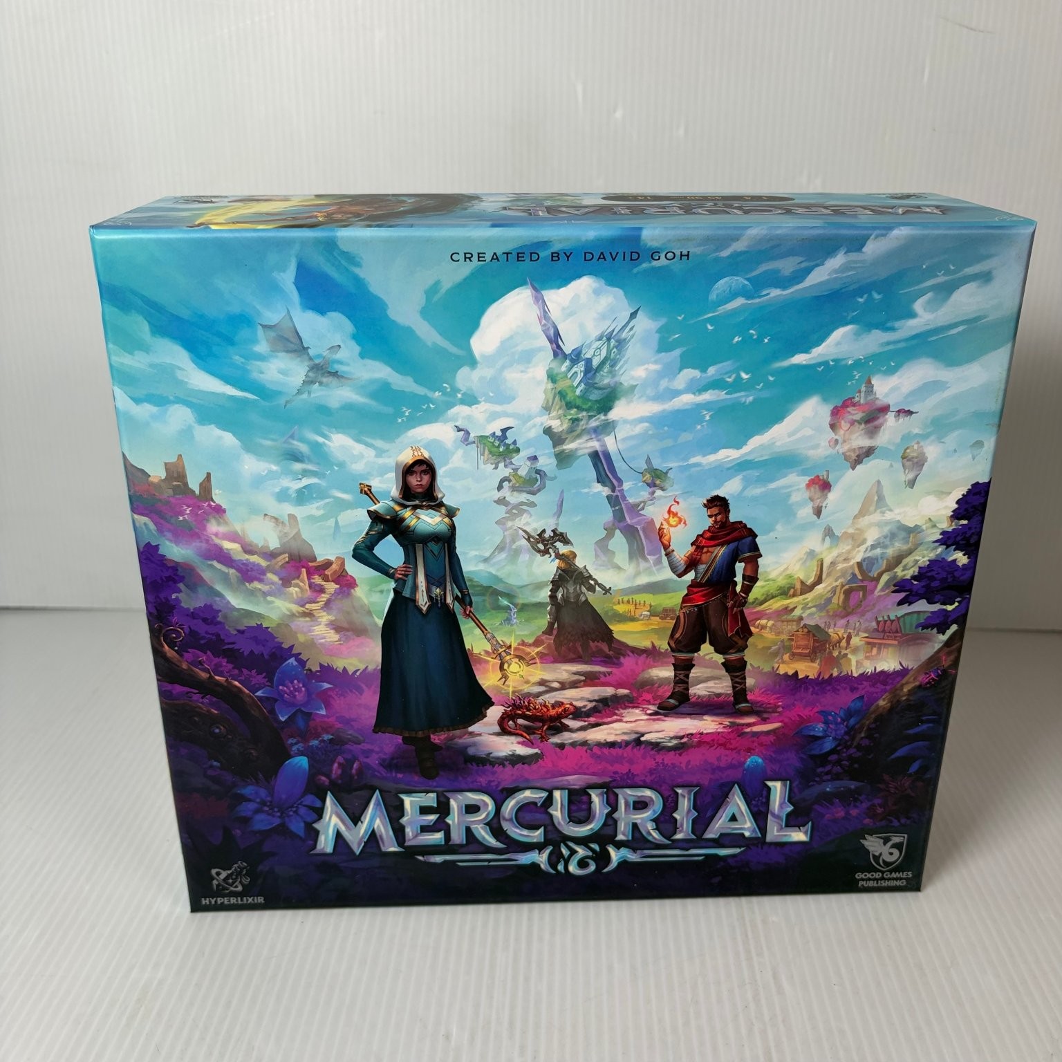 Mercurial Hyperlixir Card Board Game 1-4 Players Dice 2023 Complete