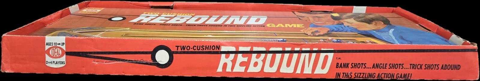 Vintage 1970 Ideal Rebound Two-Cushion Skill & Action Game No 2035-4