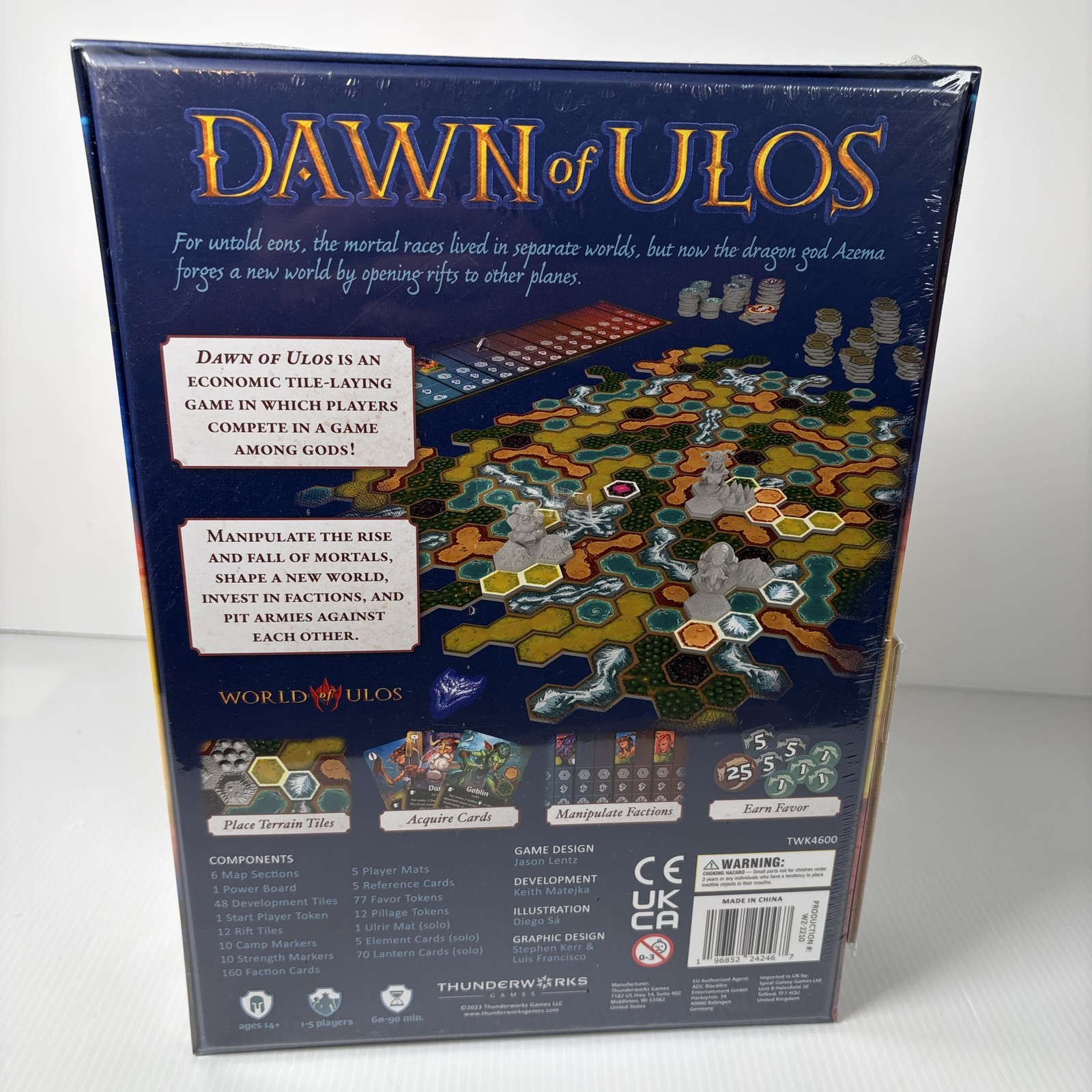 Dawn of Ulos Roll Player Tale Game Kickstarter Godling Pledge w/ Rift Pack NIS