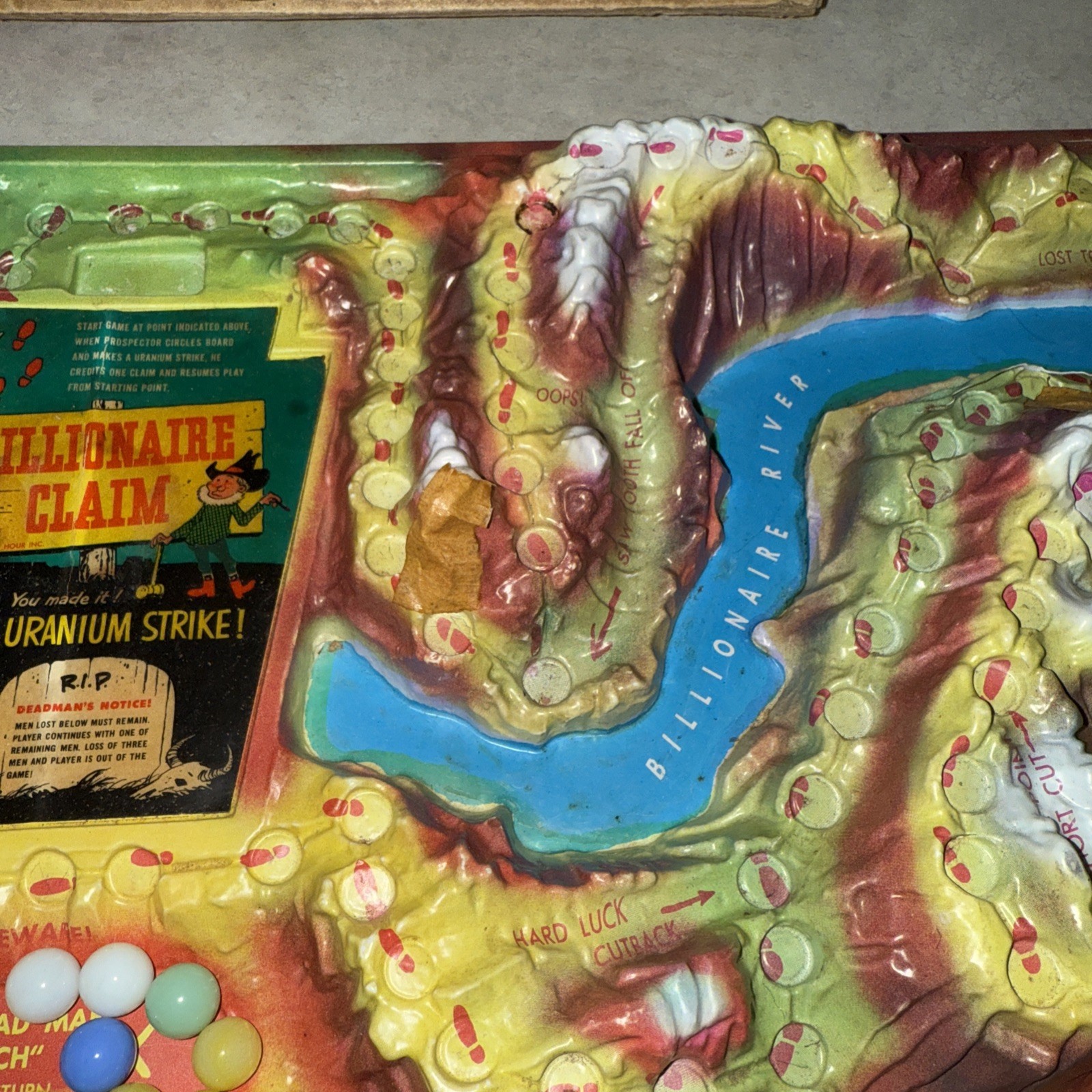 Vtg 1956 You Can Be A Billionaire Board Game 2-4 Players Happy Hour 9-100 Ages