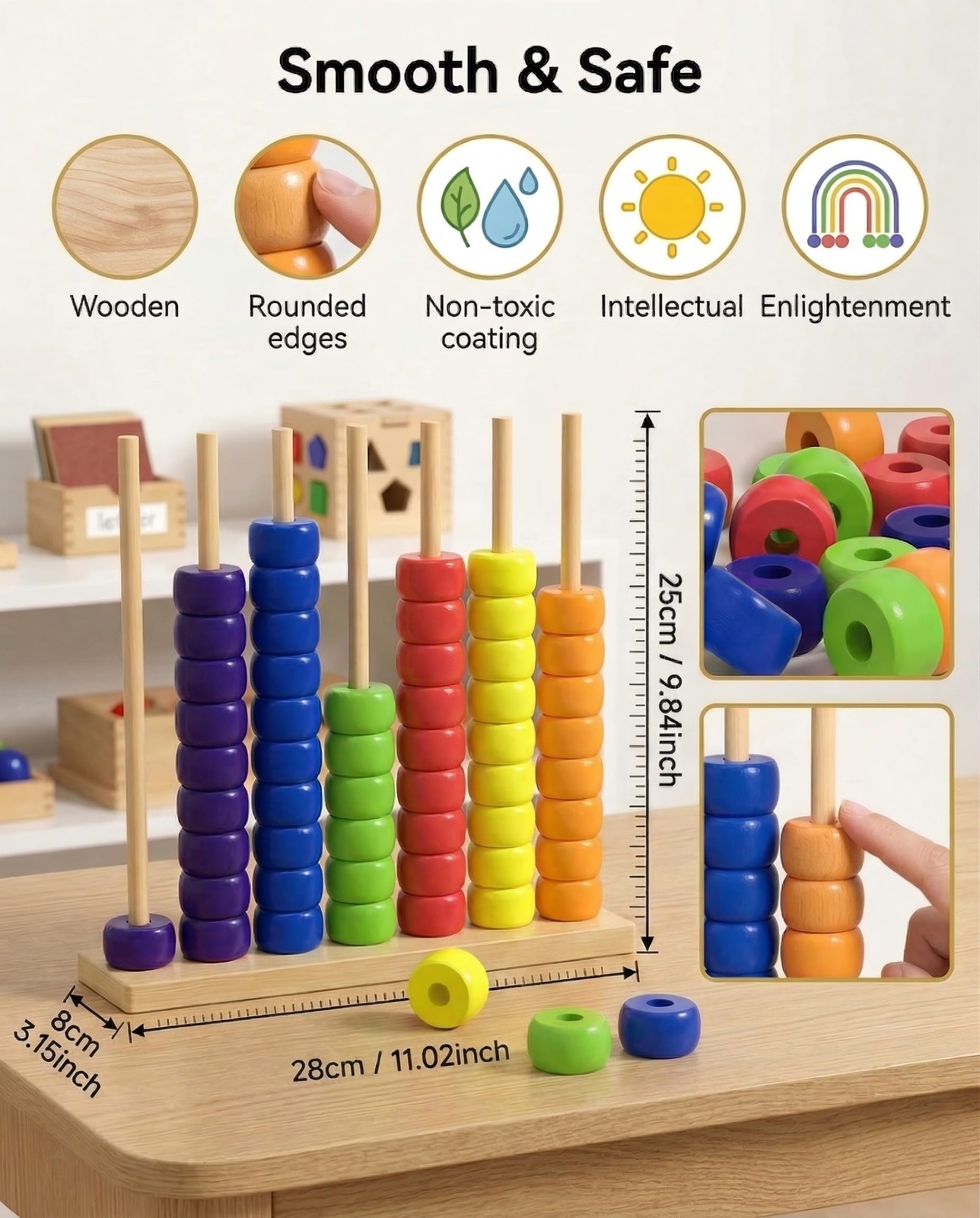 Wooden Giant Color Matching & Stacking Game – Fast-Paced Family Challenge Boa…