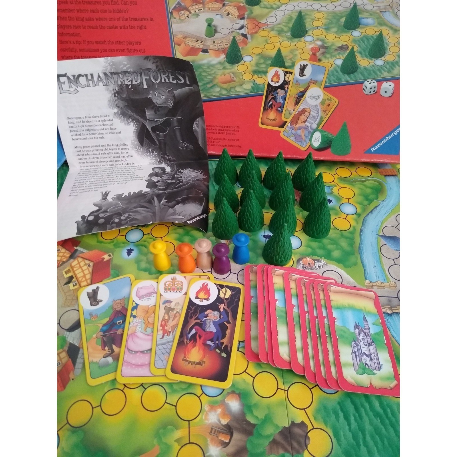 Enchanted Forest Board Game Complete Ravensburger 1994