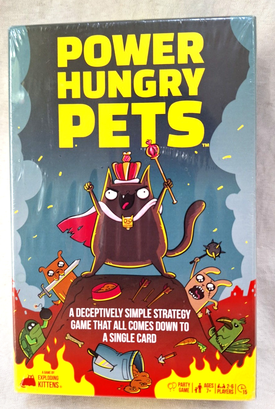 Exploding Kittens: Power Hungry Pets – Board Game