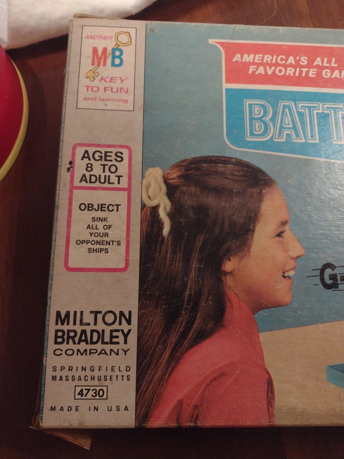 Vtg 1967 Battleship Board Game Milton Bradley 4730 Sink Ships