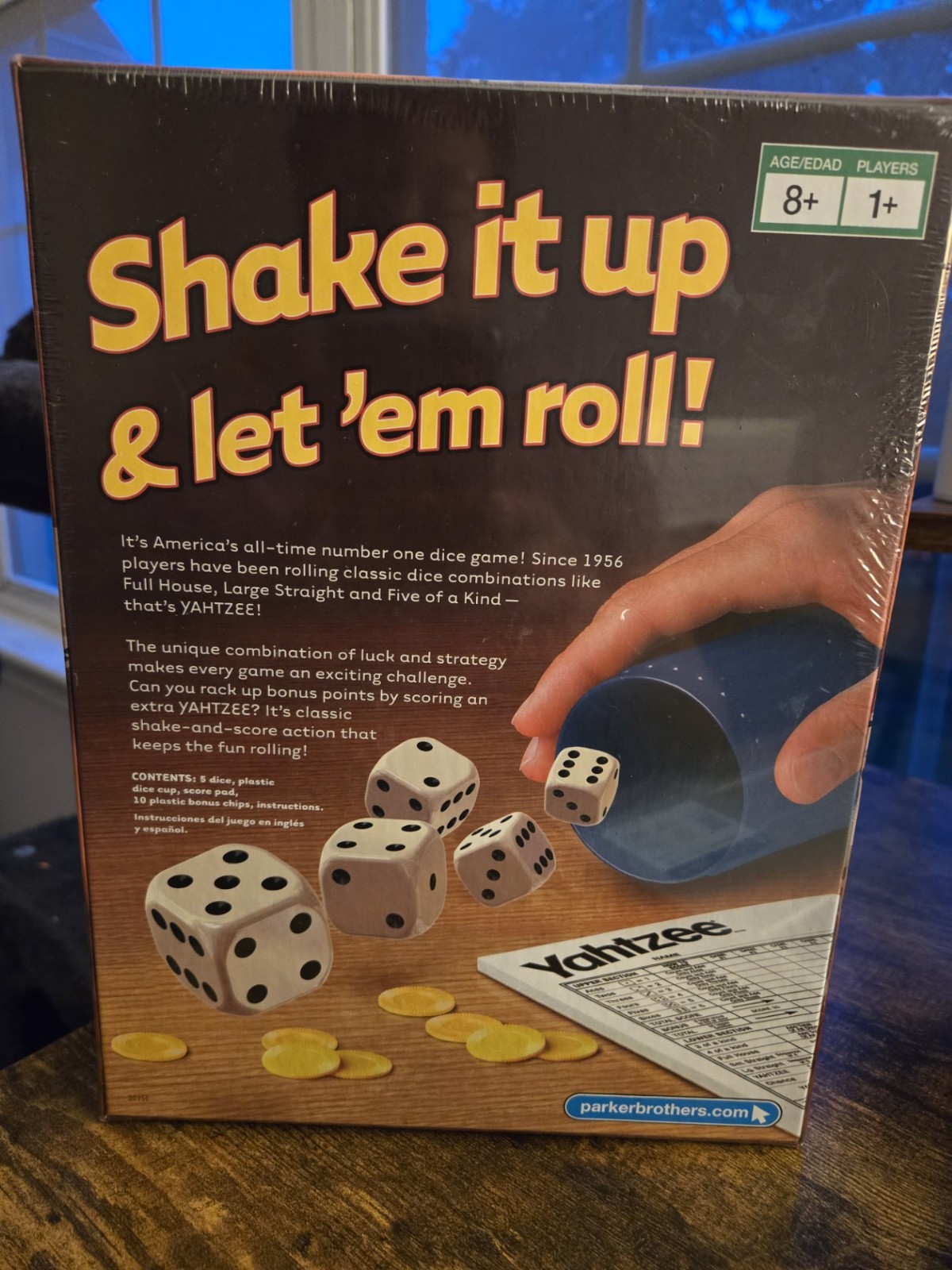 Parker Bros. Yahtzee, NEW/Sealed, Family Game, 8+, 1+ Player
