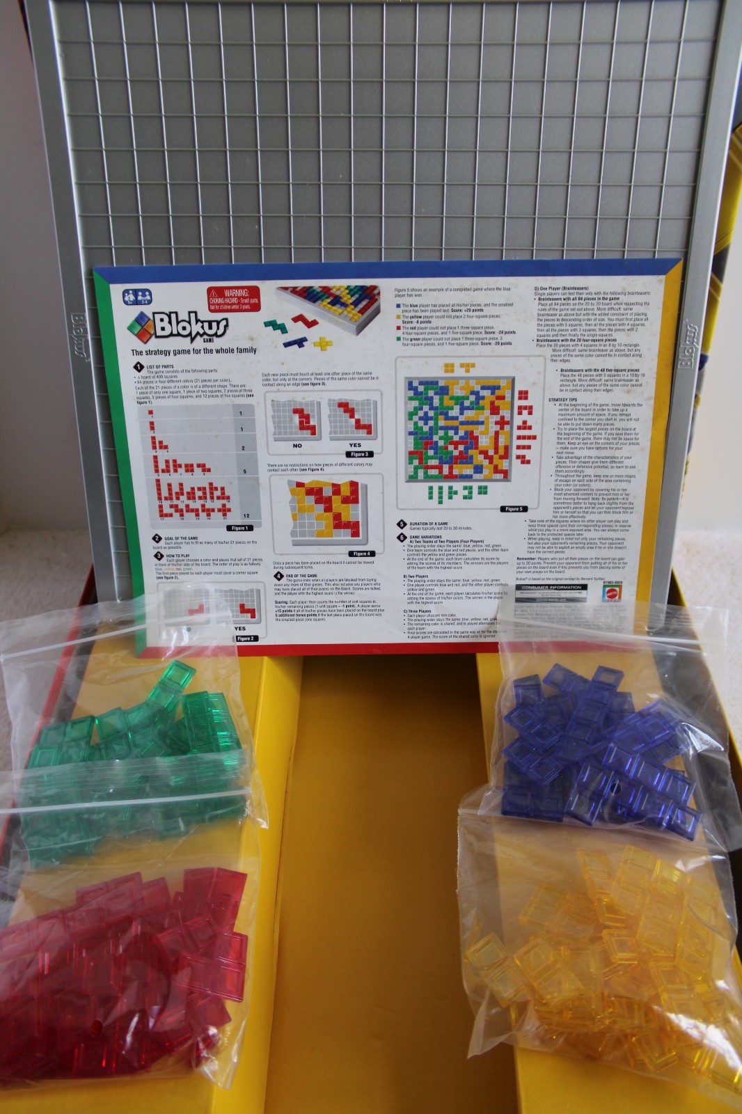 Blokus Strategy Game for Whole Family Mattel R1983 Pre-owned 2009 Complete