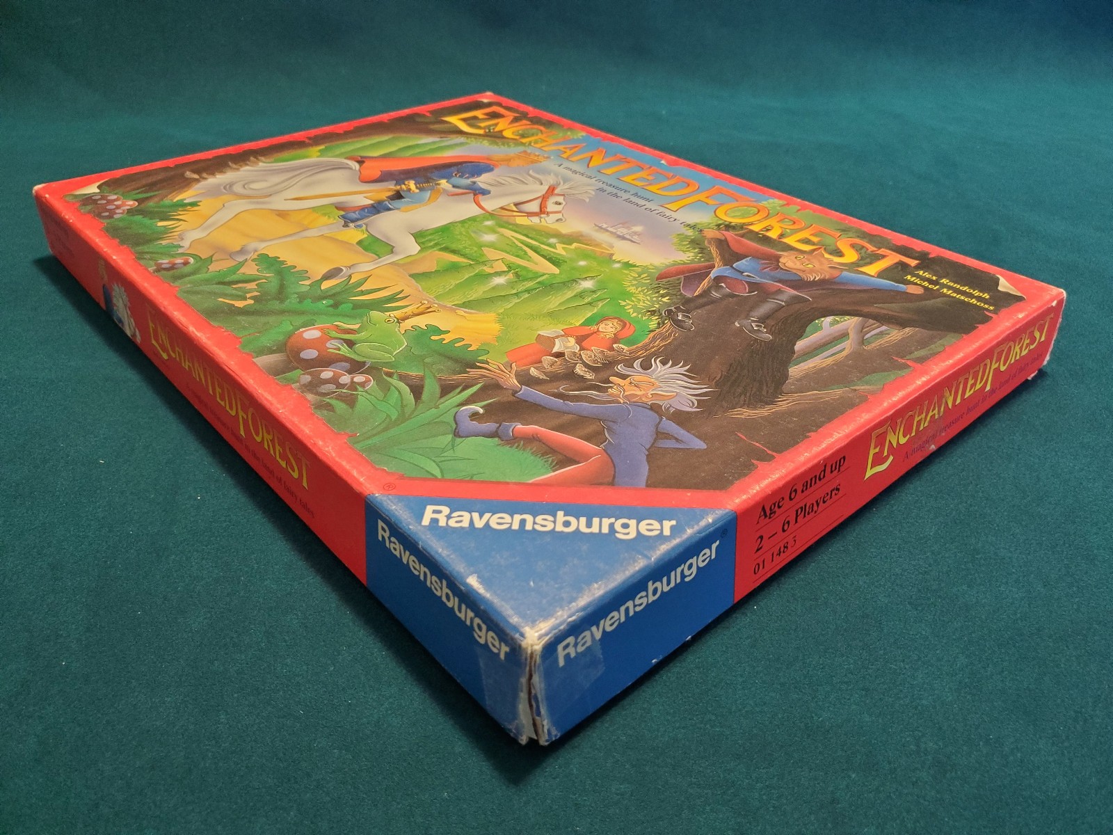 Enchanted Forest Board Game Treasure Hunt Fairy Tale Ravensburger 1994 Vintage