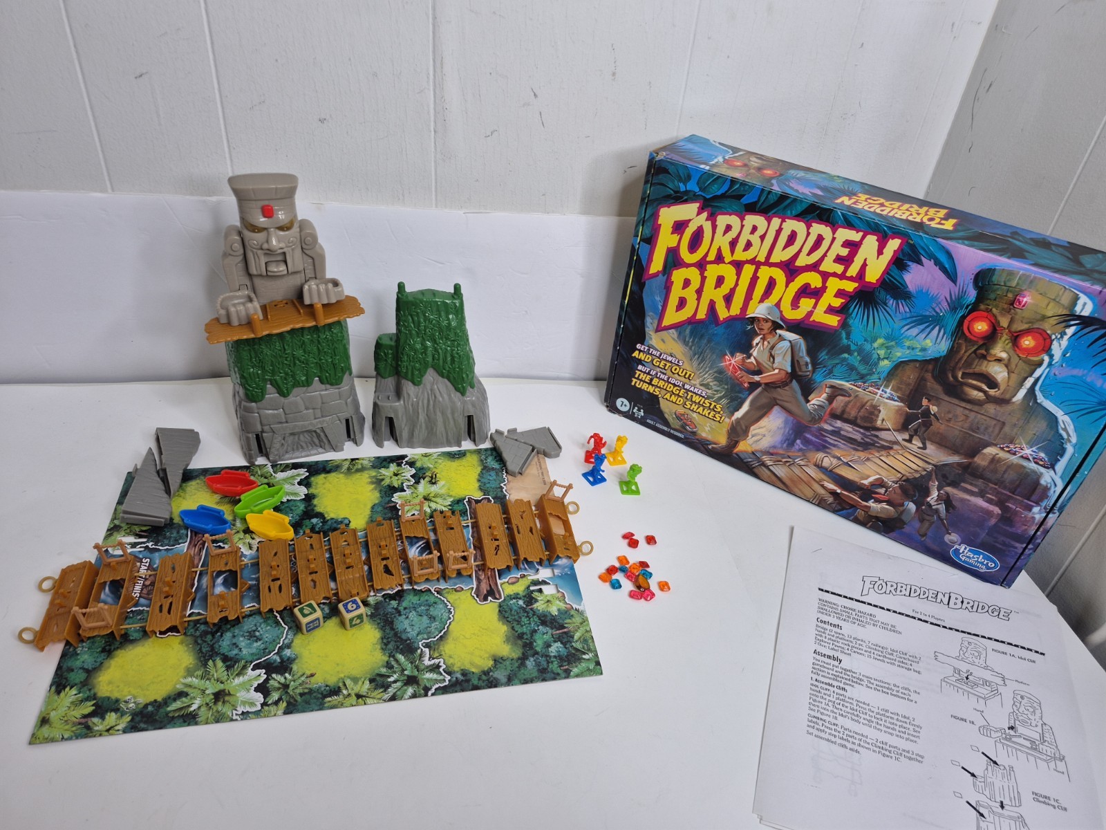 Hasbro Forbidden Bridge Board Game 2021 Complete But Some Replacement Parts READ