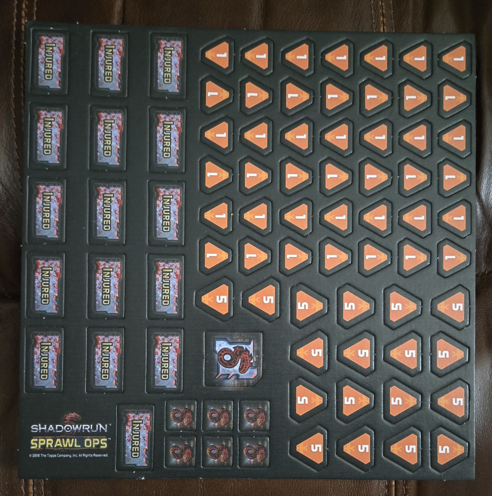 Shadowrun Sprawl Ops Unpunched Token Set Brand New Never Used Cyberpunk Board