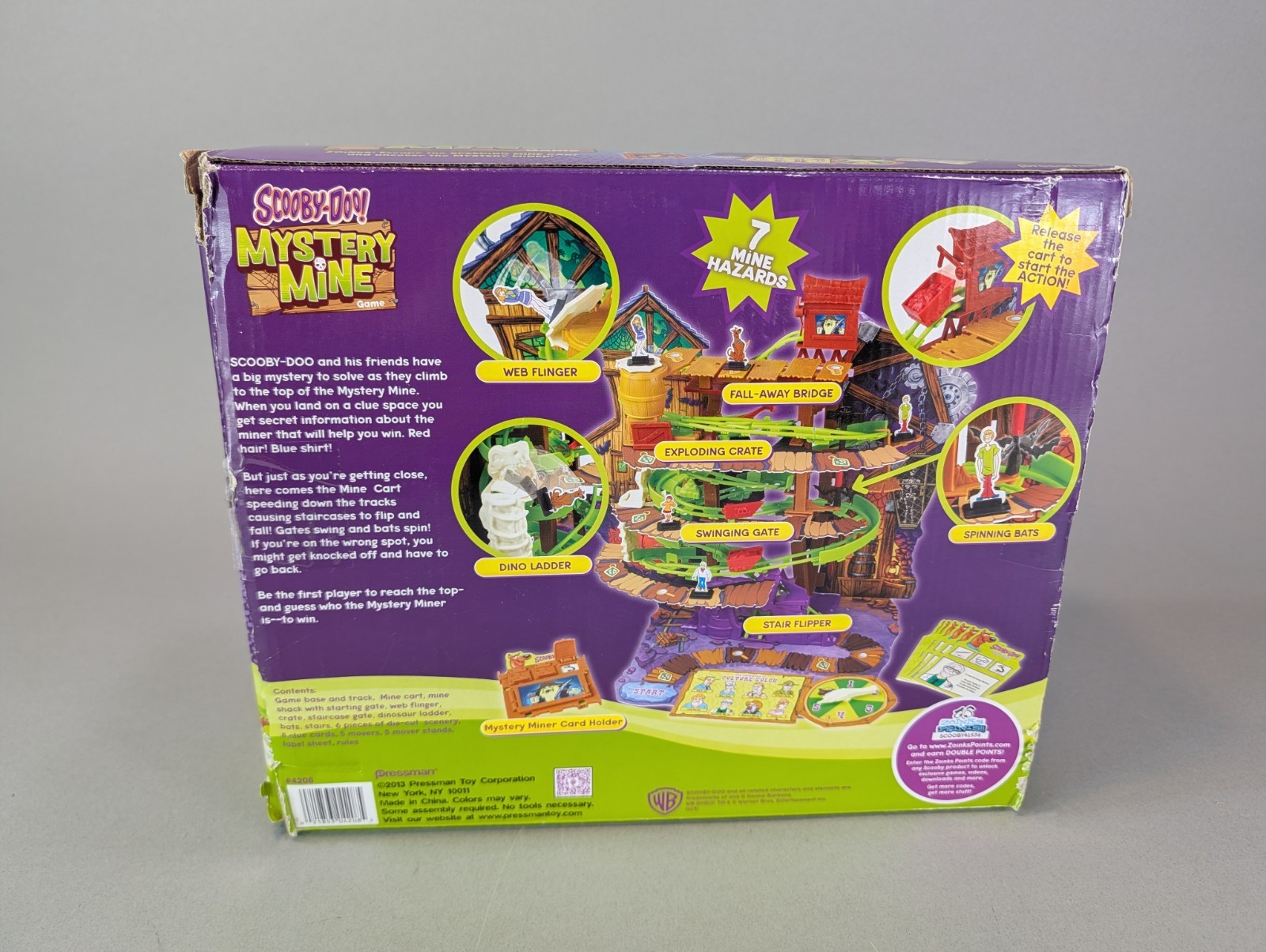 Scooby Doo 2013 Pressman Mystery Mine Board Game