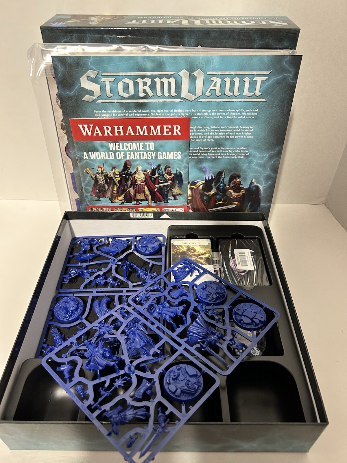 Storm Vault Cooperative Fantasy Adventure Board Game by Warhammer- Preowned