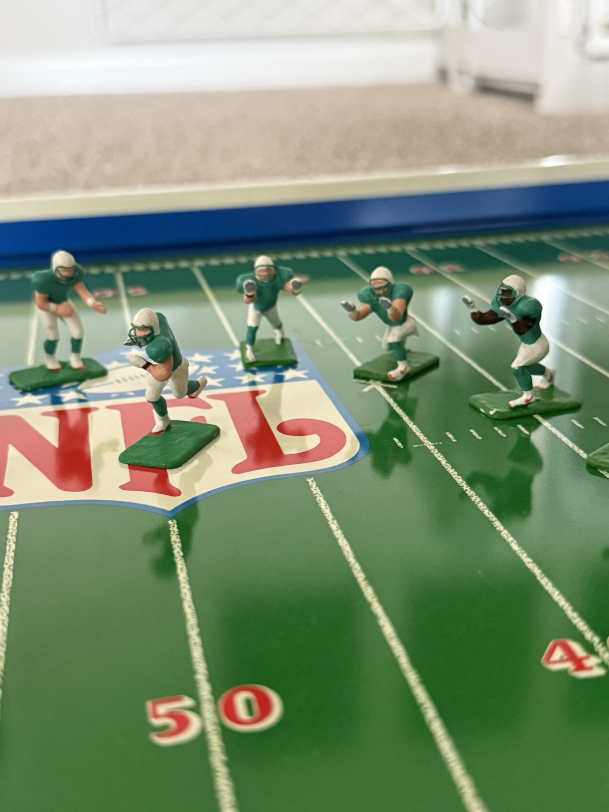 Larry Walker Custom Electric Football Miami Dolphins 12 Figures – Rare