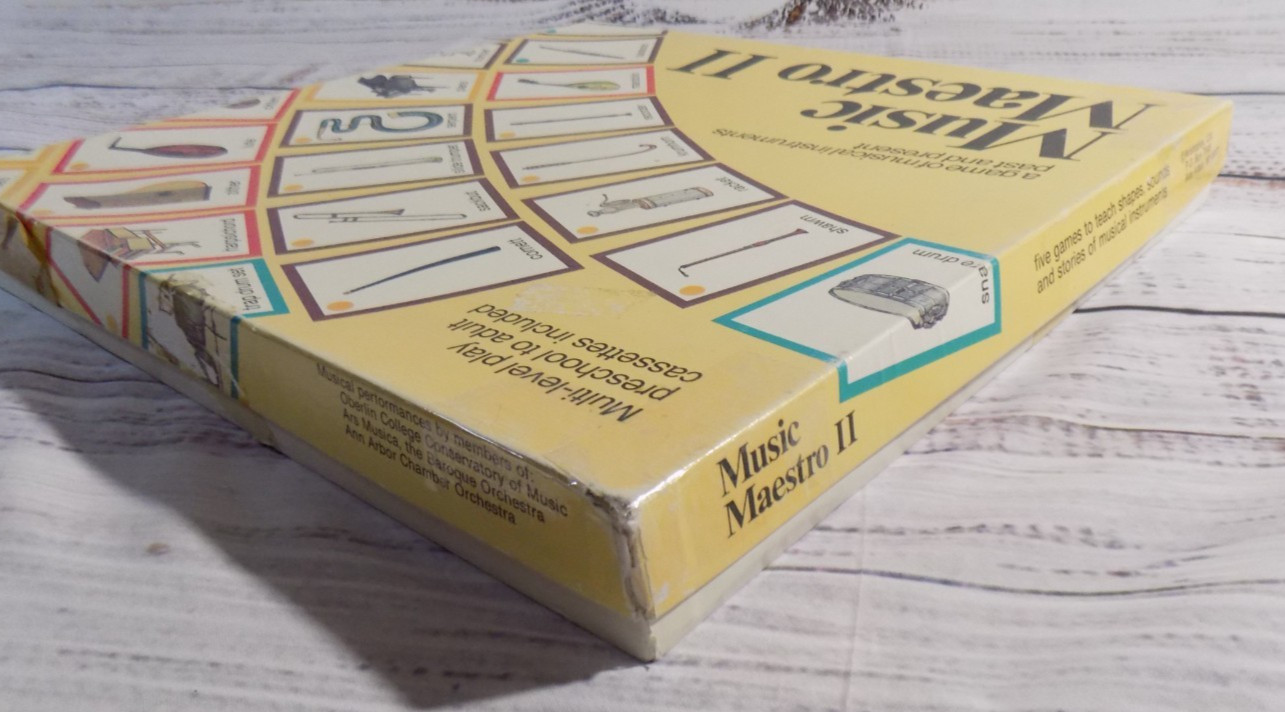 Vintage-Music Maestro II Board Game Musical Instruments Vintage 1992 Aristoplay