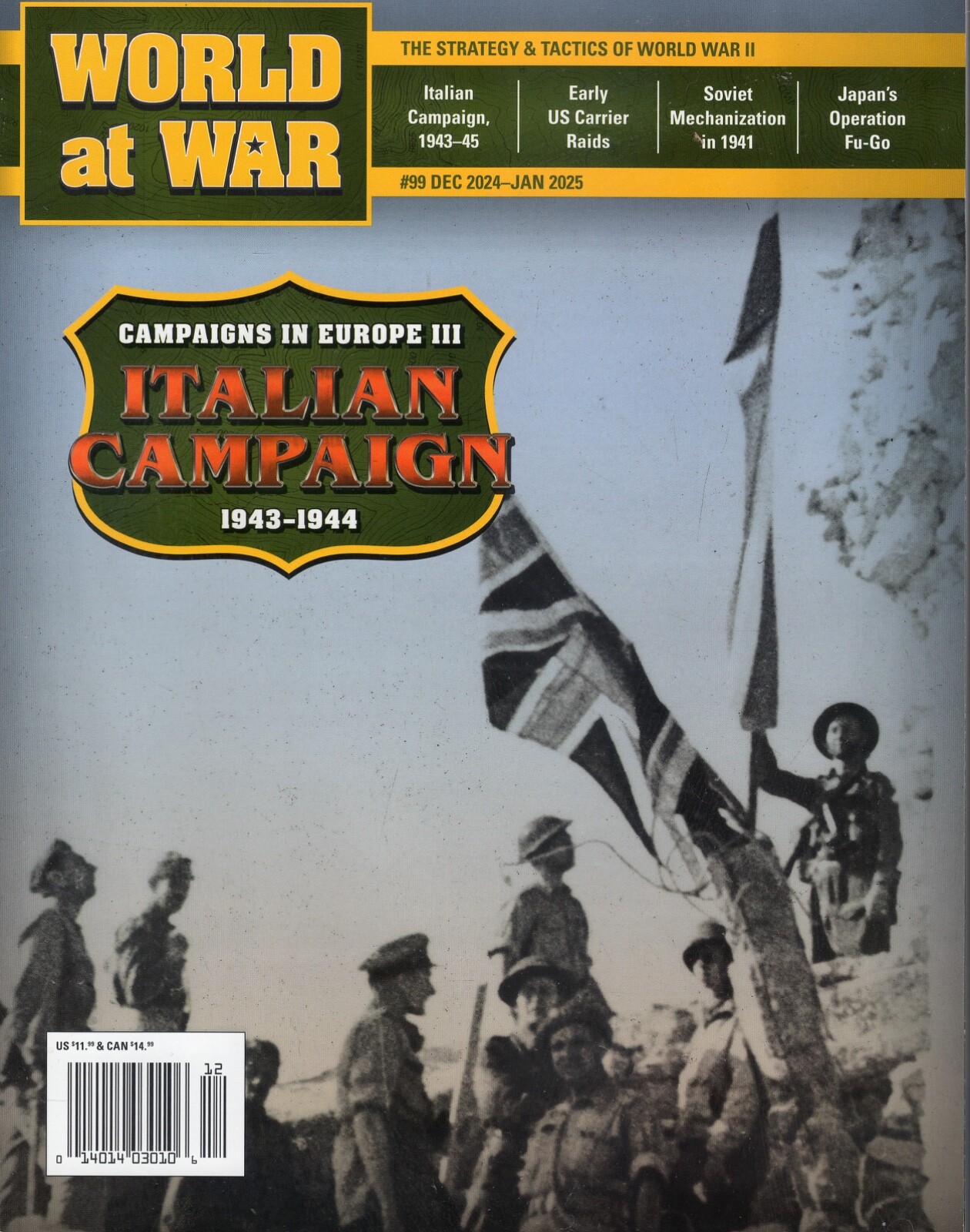 Decision Games: World at War Magazine #99 – Italian Campaign-Magazine only