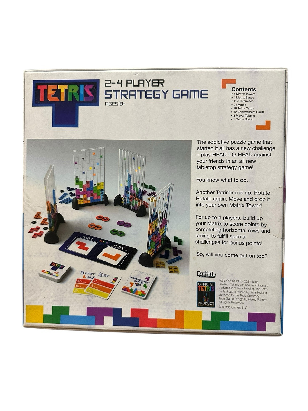 Tetris Strategic Puzzle Game Buffalo Games – Family Kids Adults New Sealed