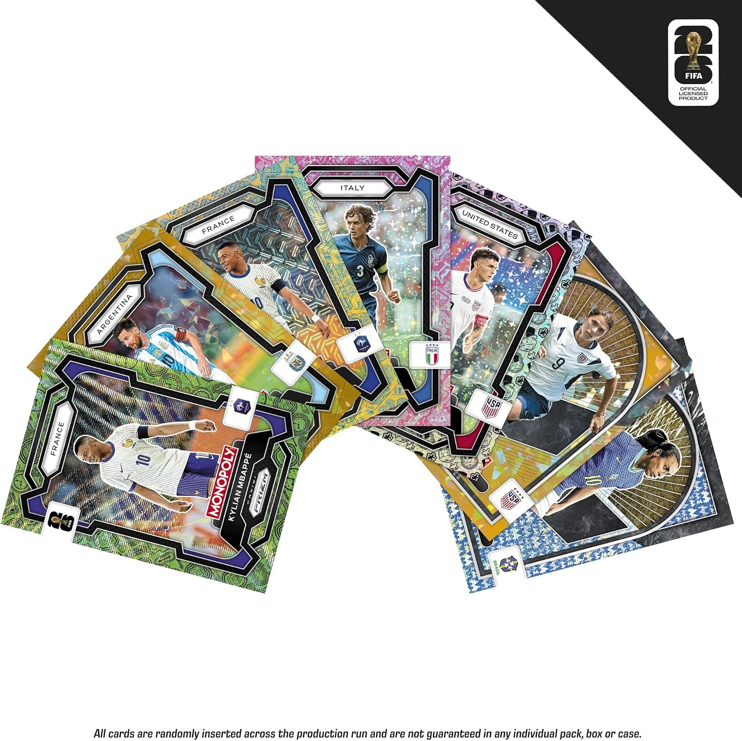 Monopoly Panini Prizm: FIFA World Cup Trading Cards Booster Box for Soccer Fans