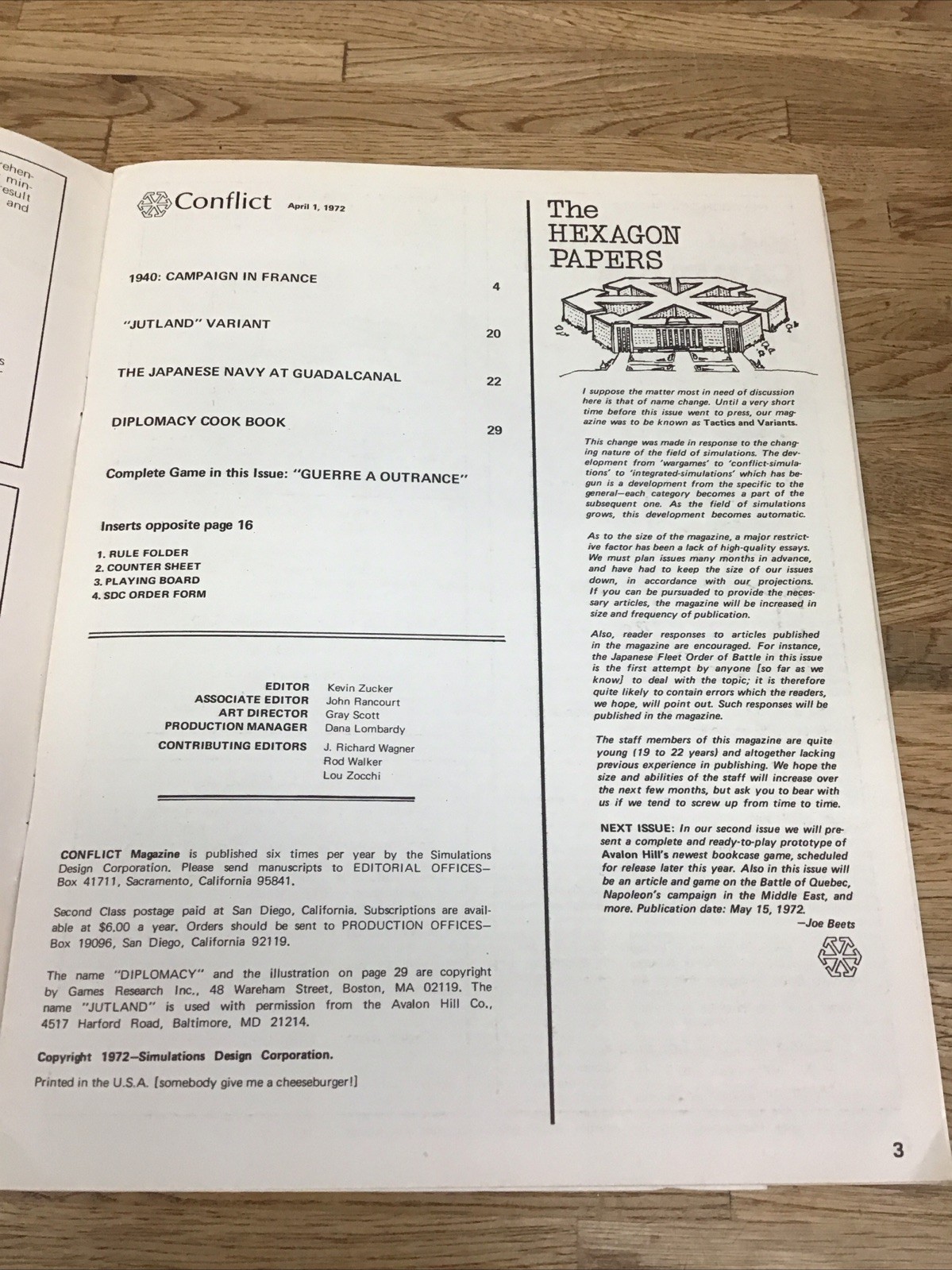 Conflict Games 1940: Campaign In France Book Only P-3