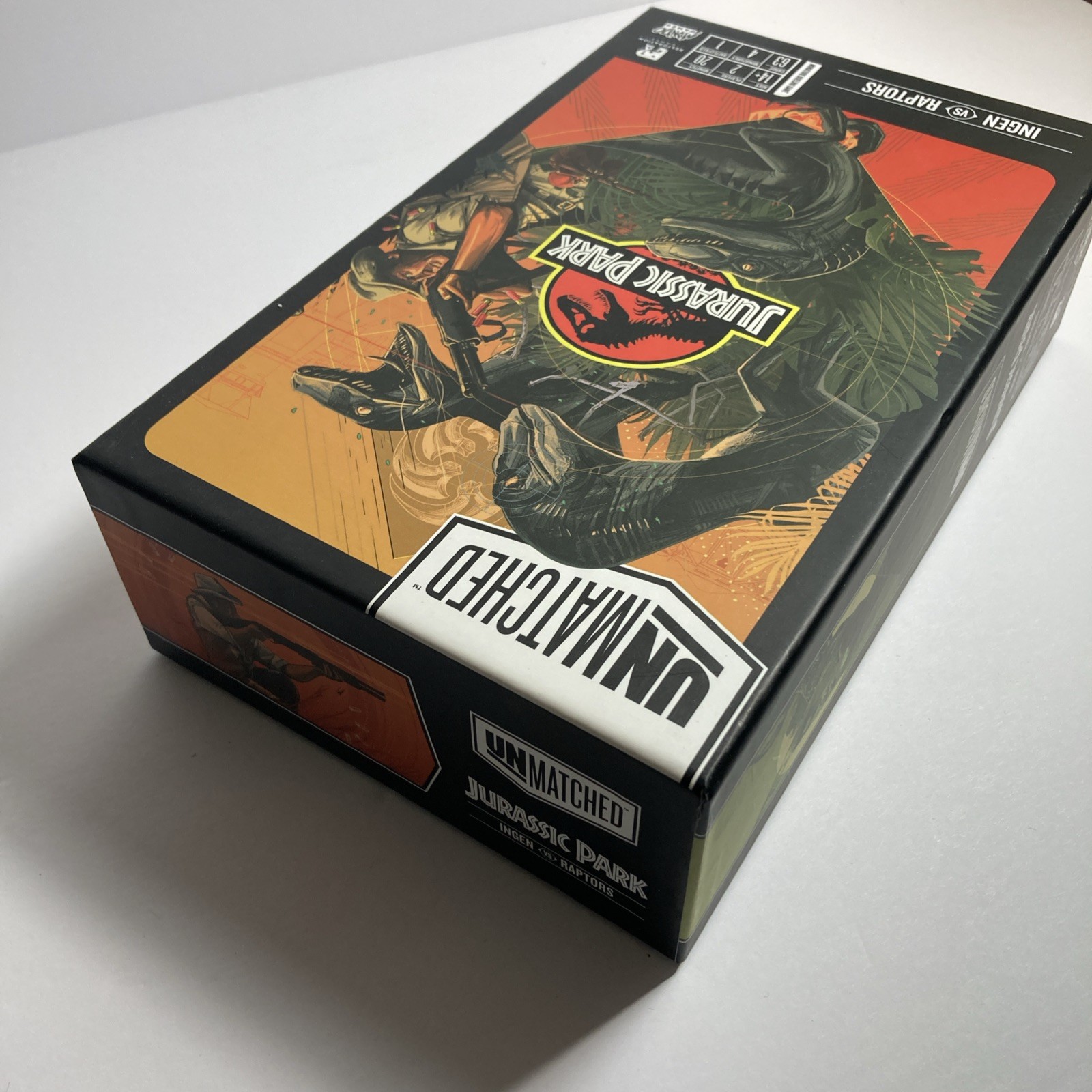 Unmatched Jurassic Park Ingen Vs Raptors Board Game Mondo/Restoration games READ