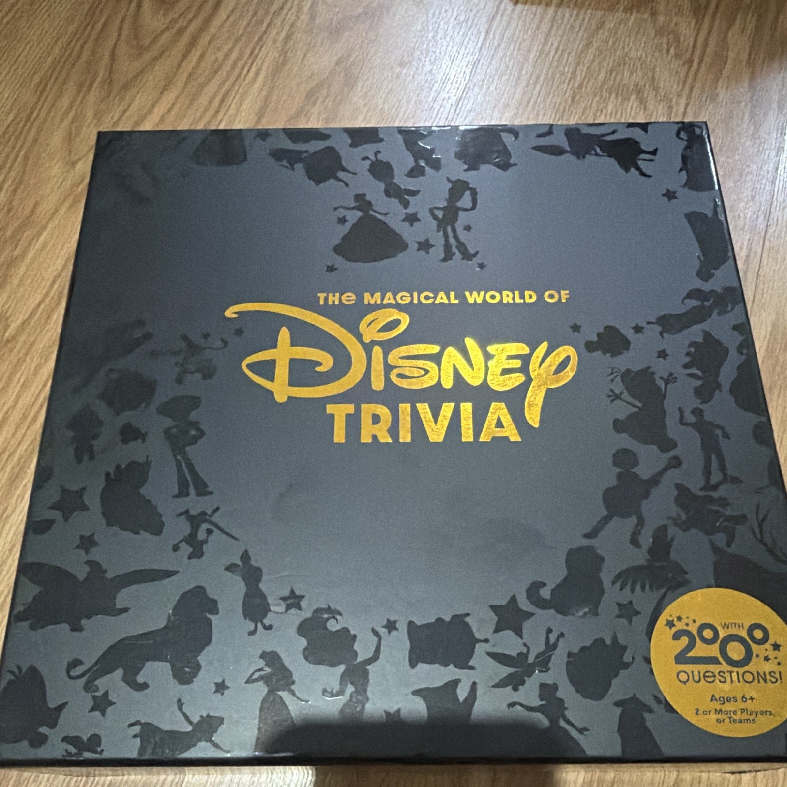 Disney The Magical World of Disney Trivia Board Game Tin, 2+ Players, 6+