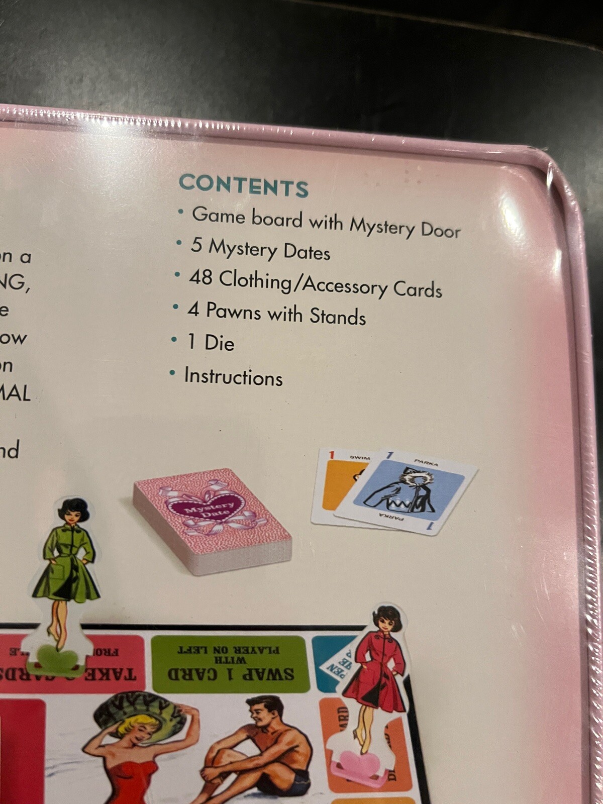 New Sealed Mystery Date Board Game Tin Nostalgia Edition Hasbro 2014