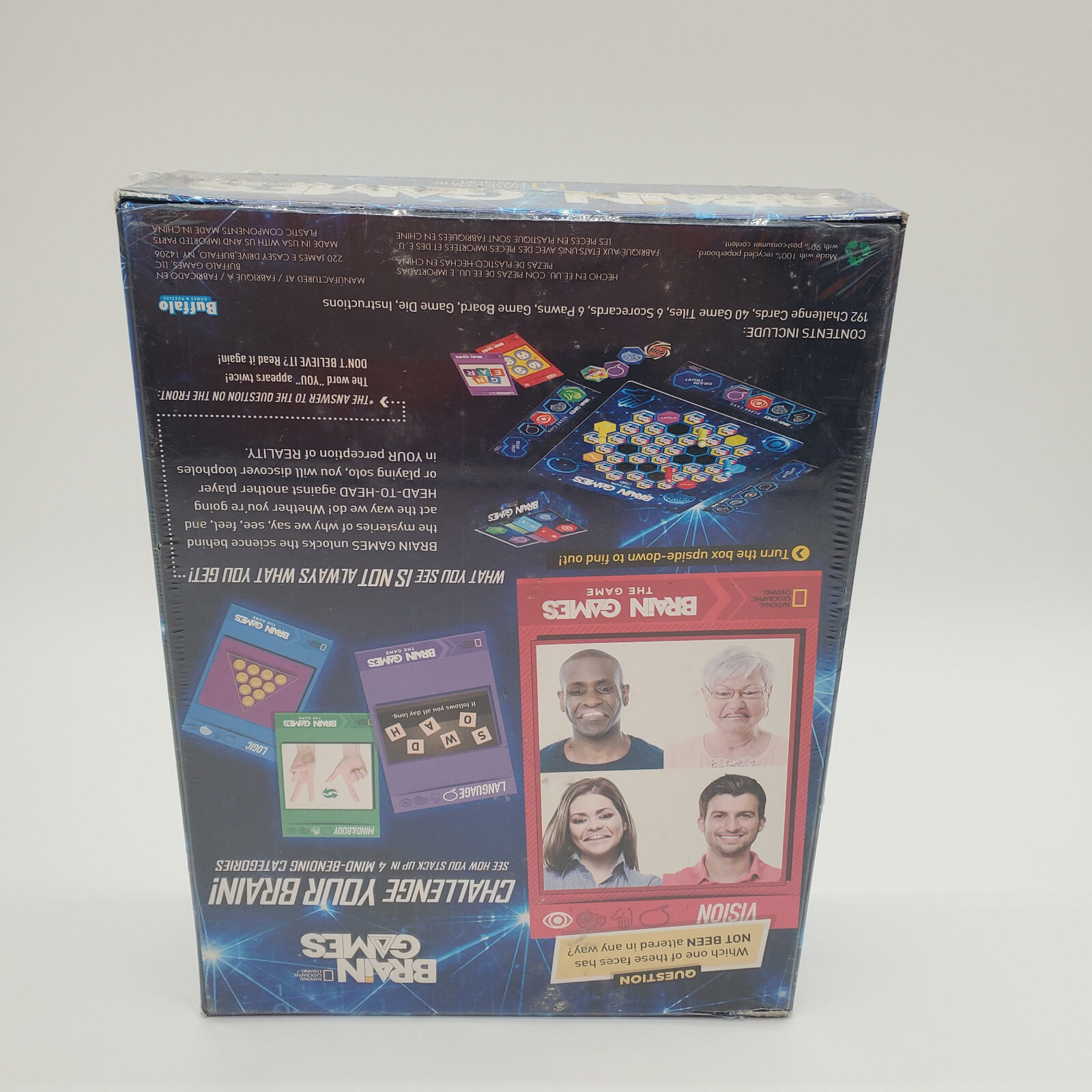 New National Geographic Channel Brain Games The Game Complete Board Game Family