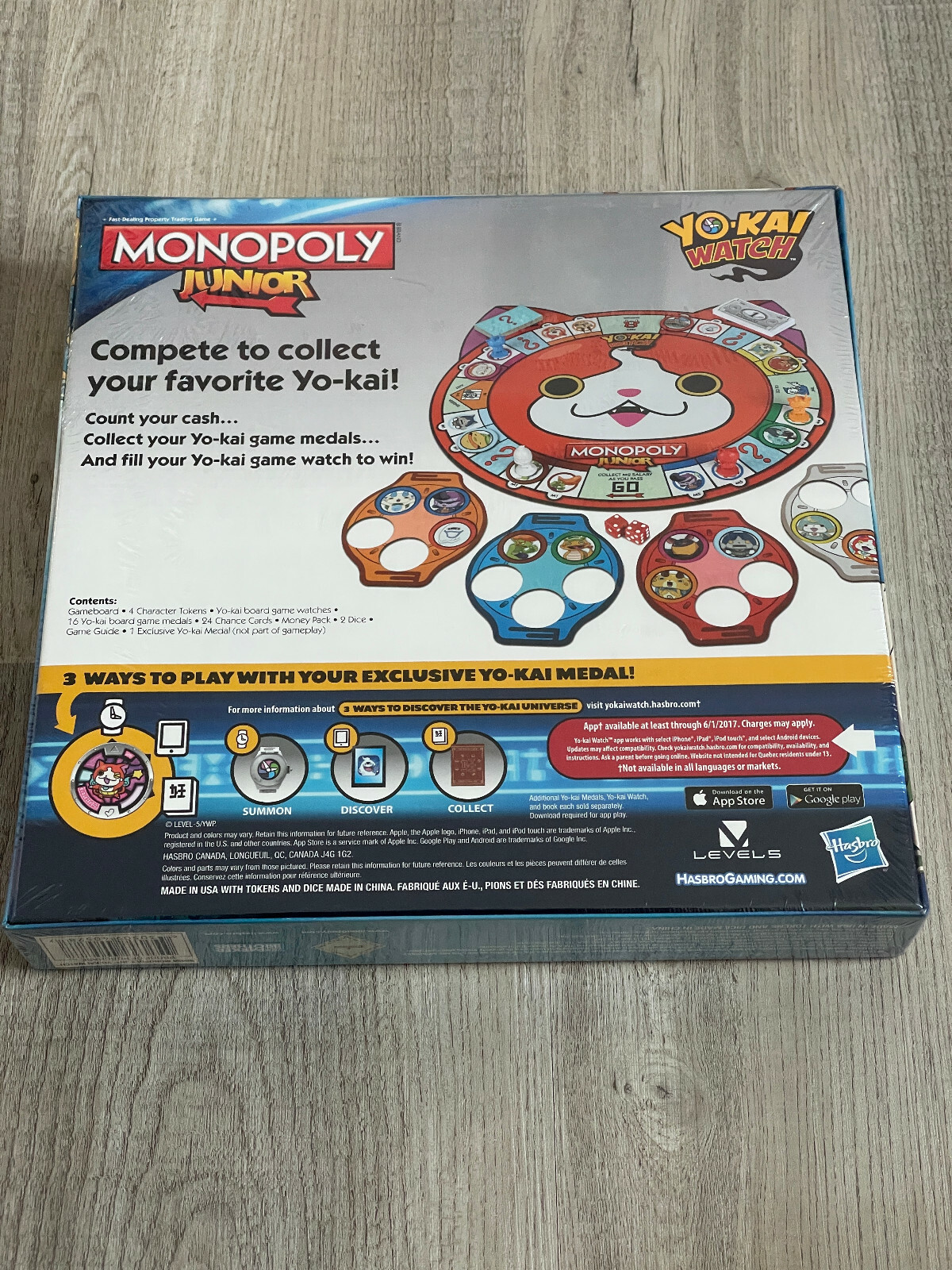 Monopoly Junior Yokai Watch Edition with Exclusive Medal (Brand New & Sealed)