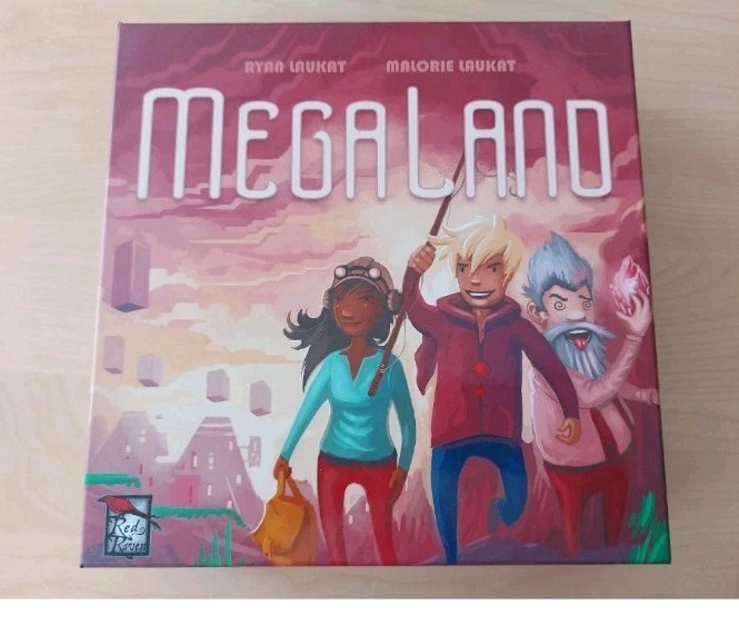 Megaland Board Game Red Raven Games (Ryan Laukat) New
