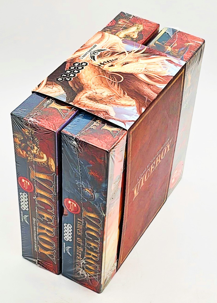Viceroy Base Game + Time of Darkness Expansion by Hobby World – SEALED