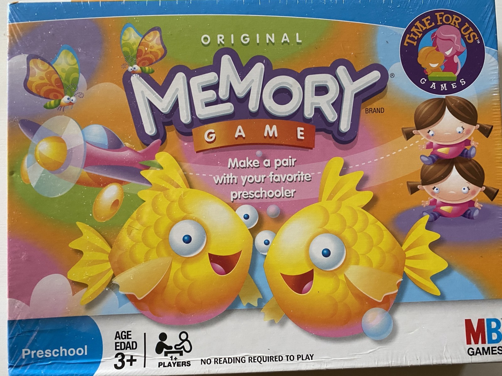 Original Memory Game Milton Bradley 2007 Preschool Sealed
