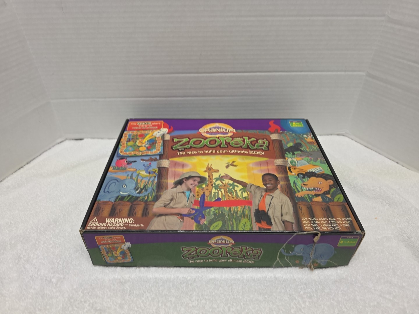 Cranium Zooreka Race to Build Your Zoo! Family Board Game 2006 Complete